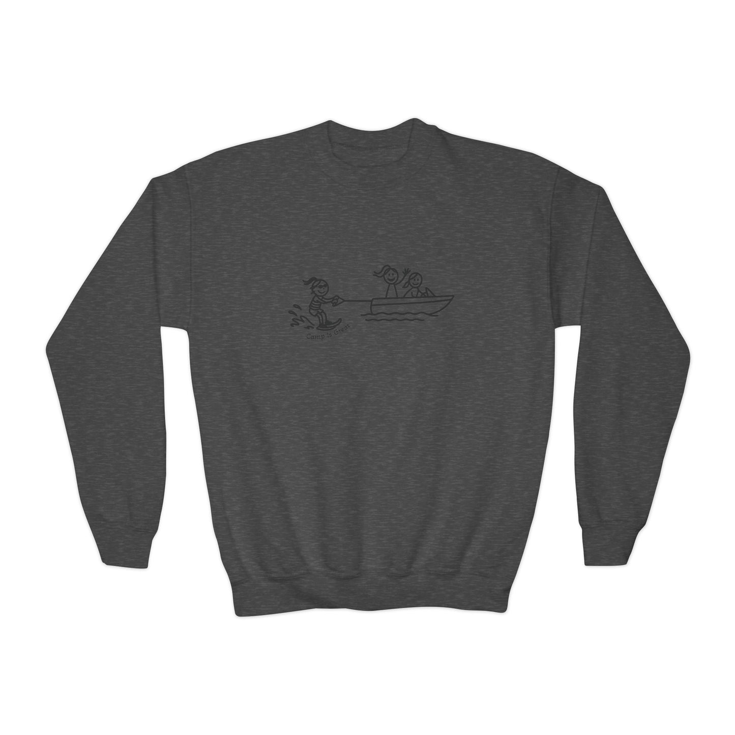 Youth Crewneck Sweatshirt Waterski