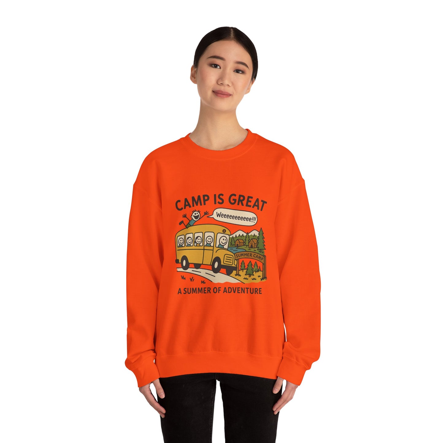 Unisex Heavy Blend™ Crewneck Sweatshirt Bus