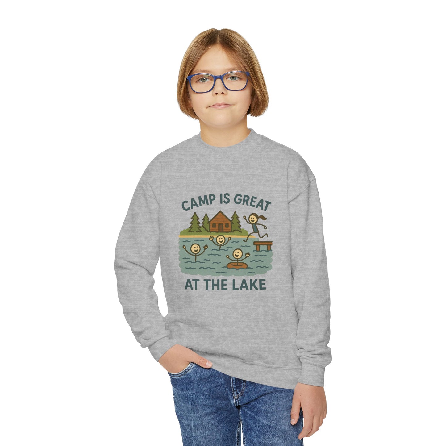 Youth Crewneck Sweatshirt Lake