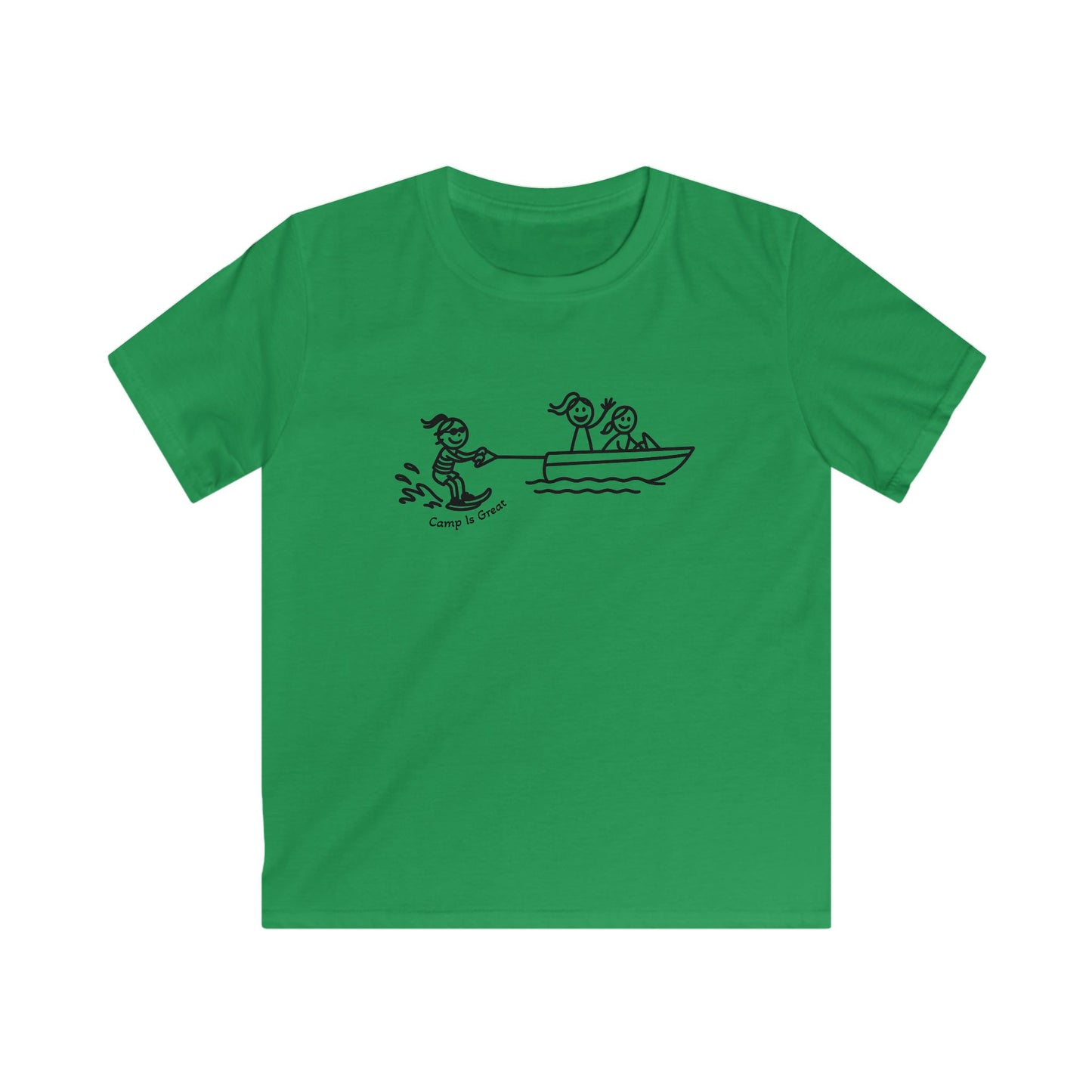 Kids Softstyle Tee Waterski