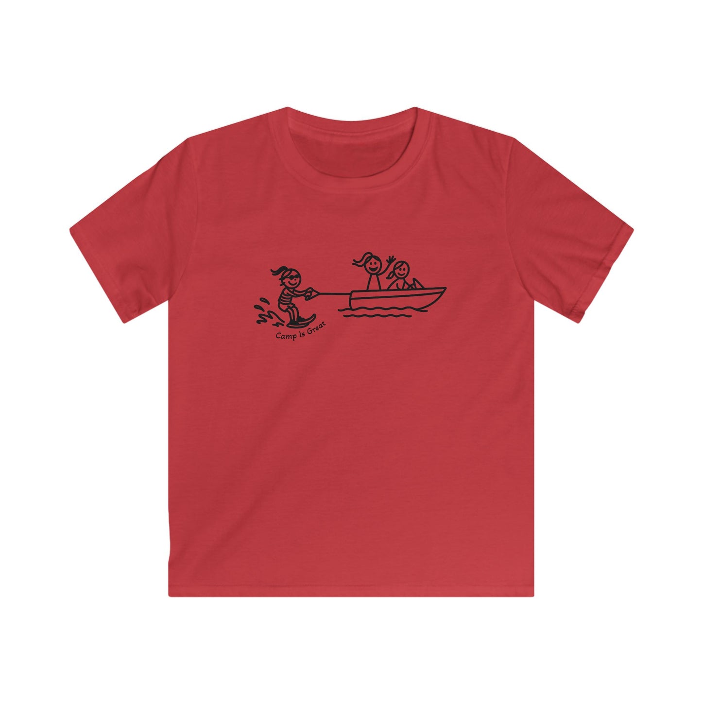 Kids Softstyle Tee Waterski