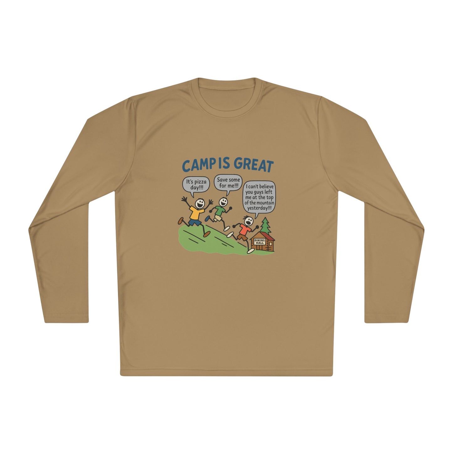 Unisex Lightweight Long Sleeve Tee Pizza Day