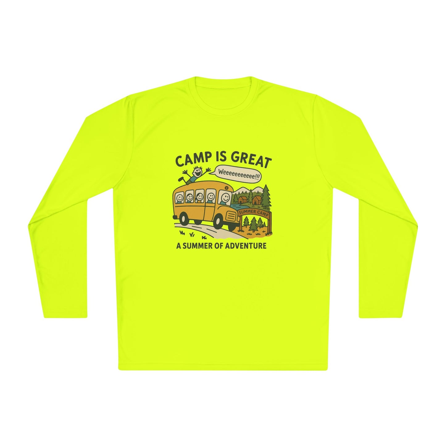 Unisex Lightweight Long Sleeve Tee Bus