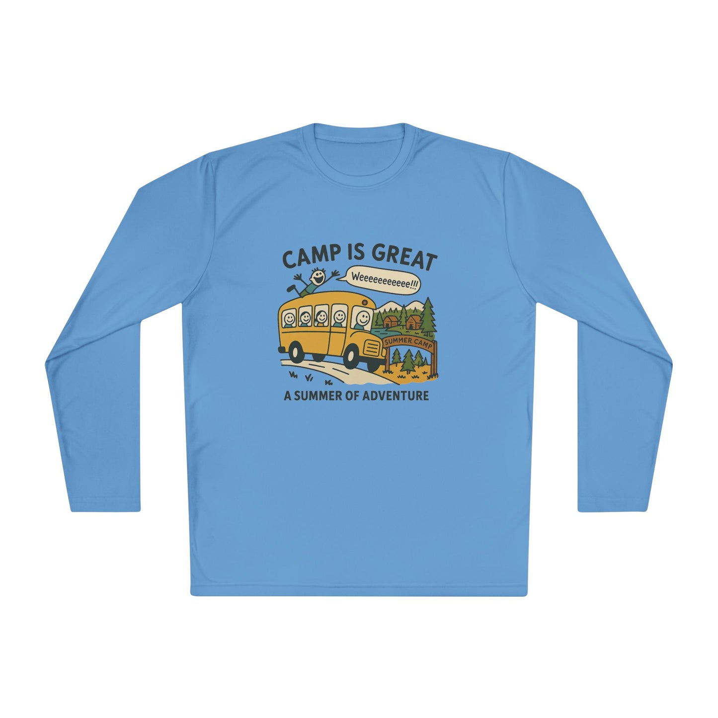 Unisex Lightweight Long Sleeve Tee Bus