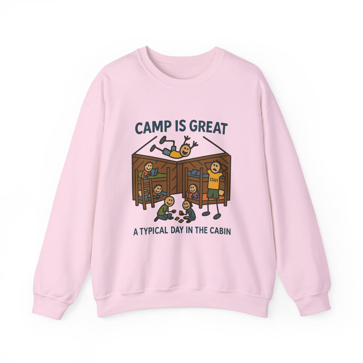 Unisex Heavy Blend™ Crewneck Sweatshirt Typical Day in the Cabin