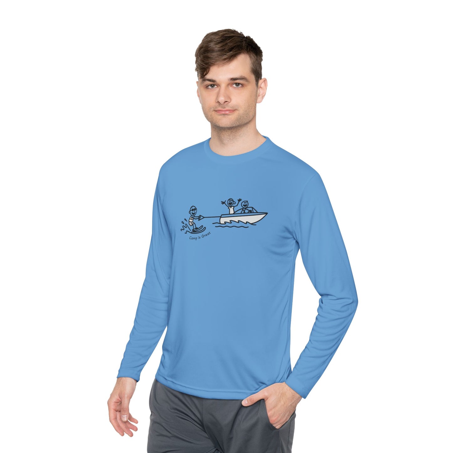 Unisex Lightweight Long Sleeve Tee Waterski