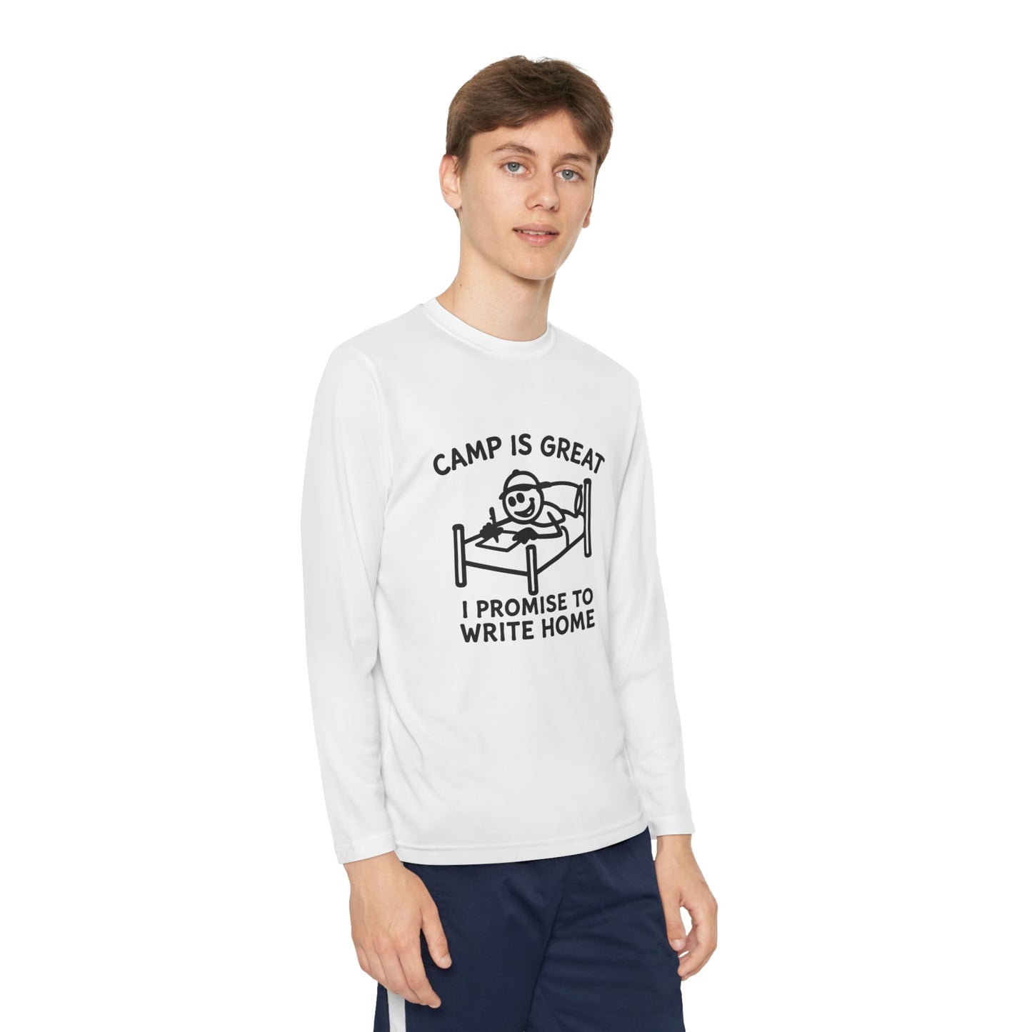 Youth Long Sleeve Competitor Tee Write Home