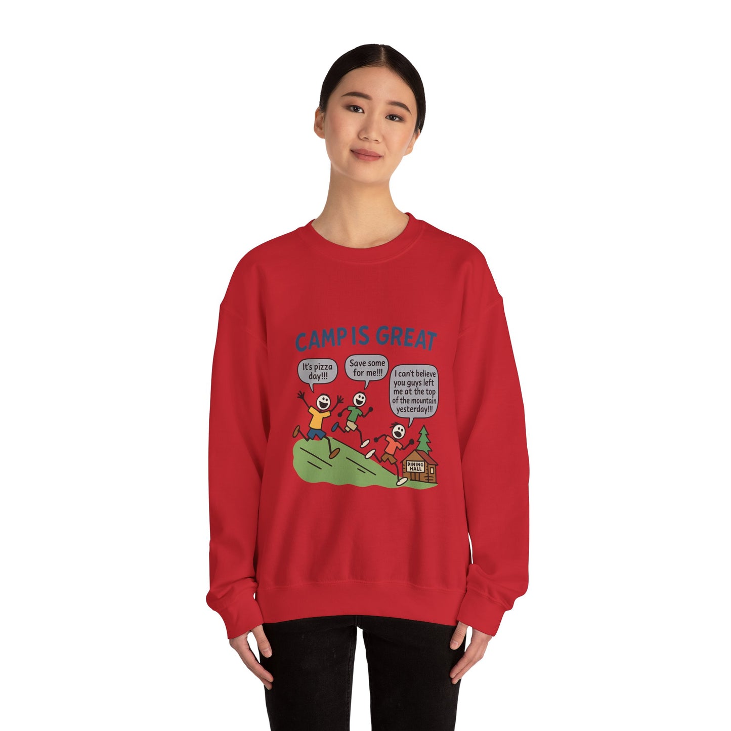 Unisex Heavy Blend™ Crewneck Sweatshirt Pizza Day