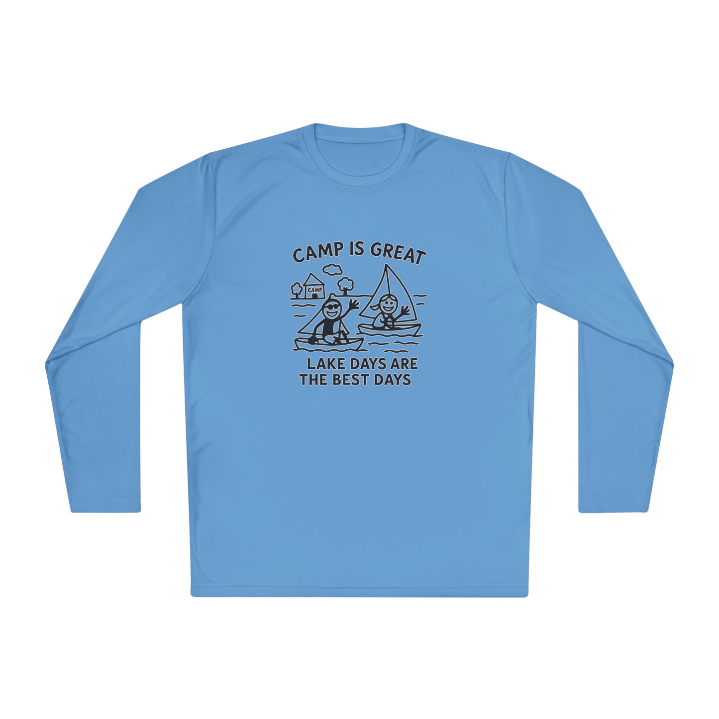 Unisex Lightweight Long Sleeve Tee Lake Days