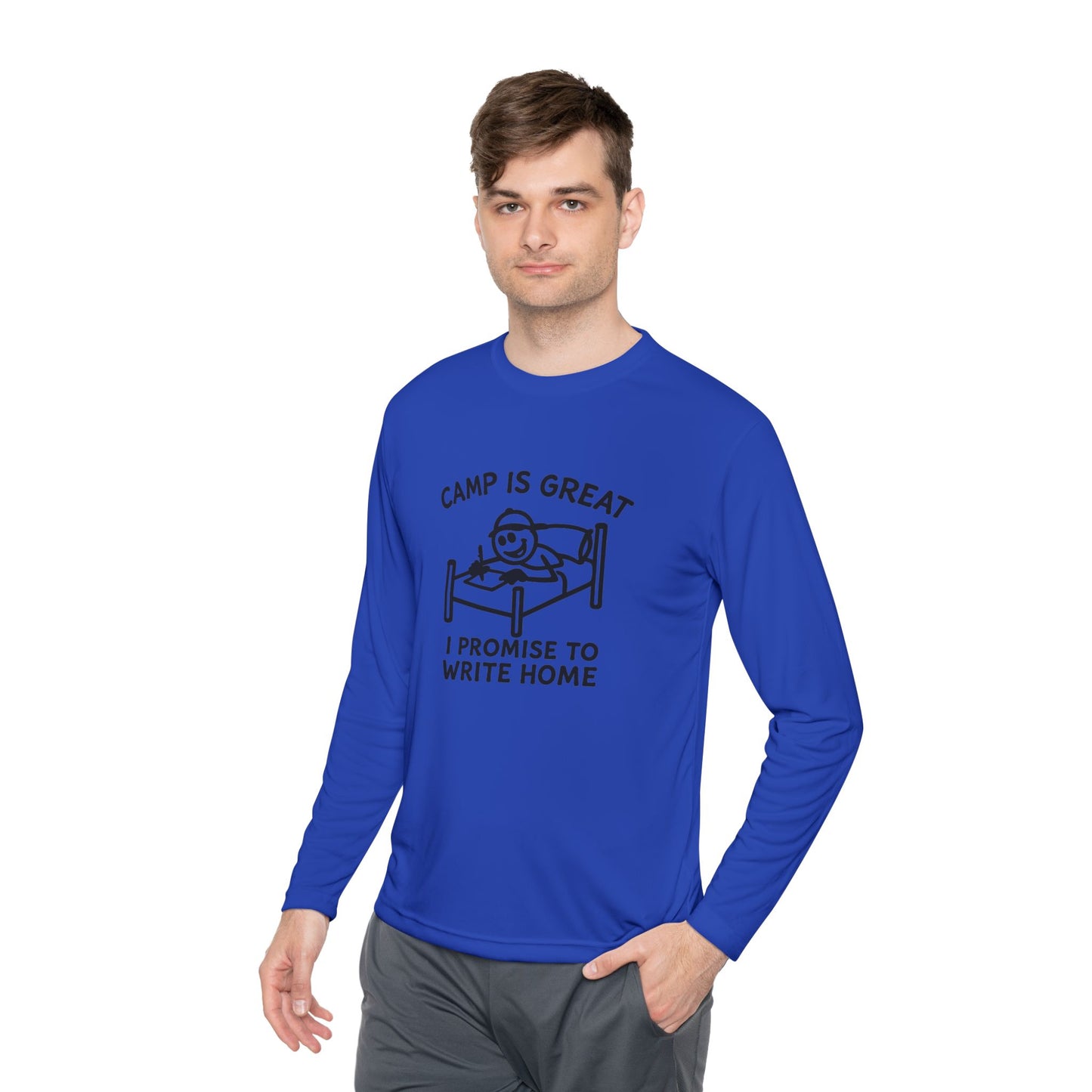 Unisex Lightweight Long Sleeve Tee Write Home