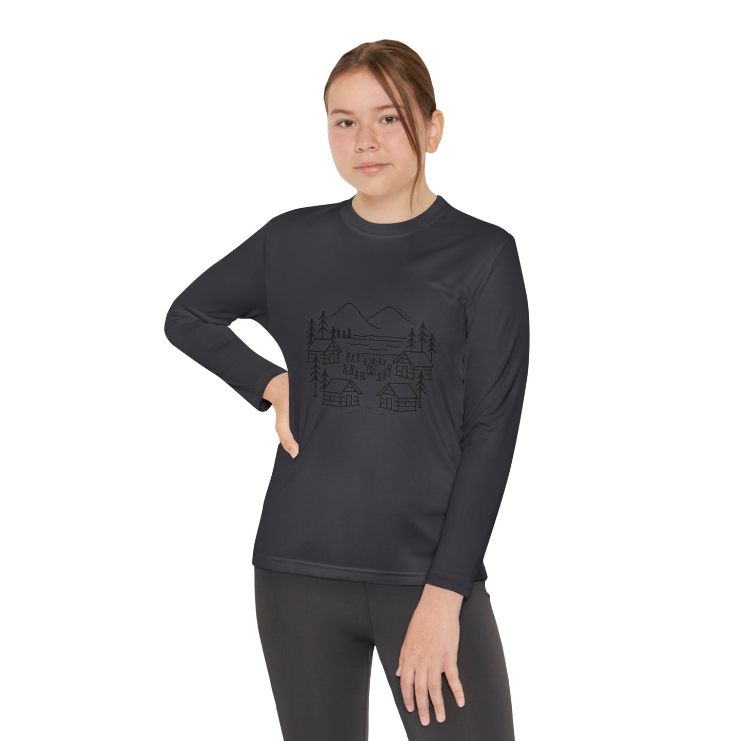 Youth Long Sleeve Competitor Tee Landscape