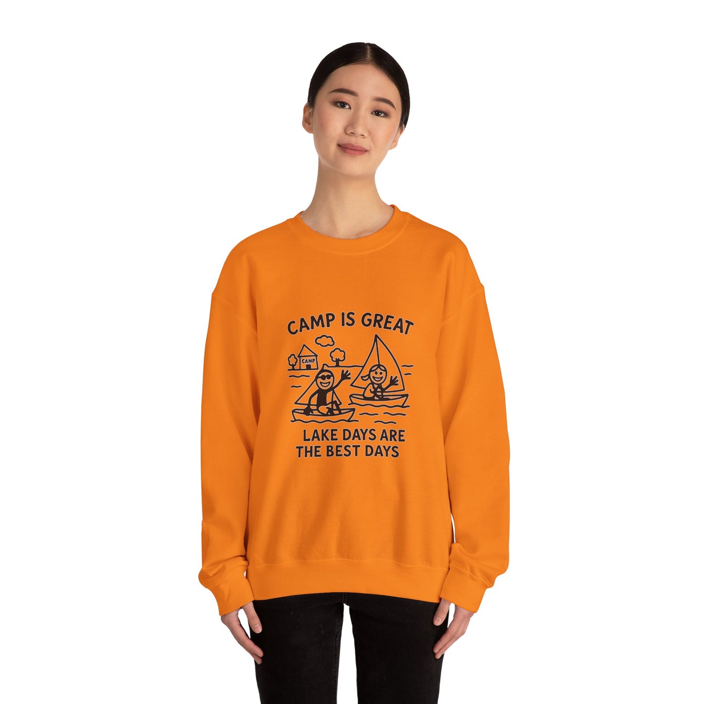 Unisex Heavy Blend™ Crewneck Sweatshirt Lake Days