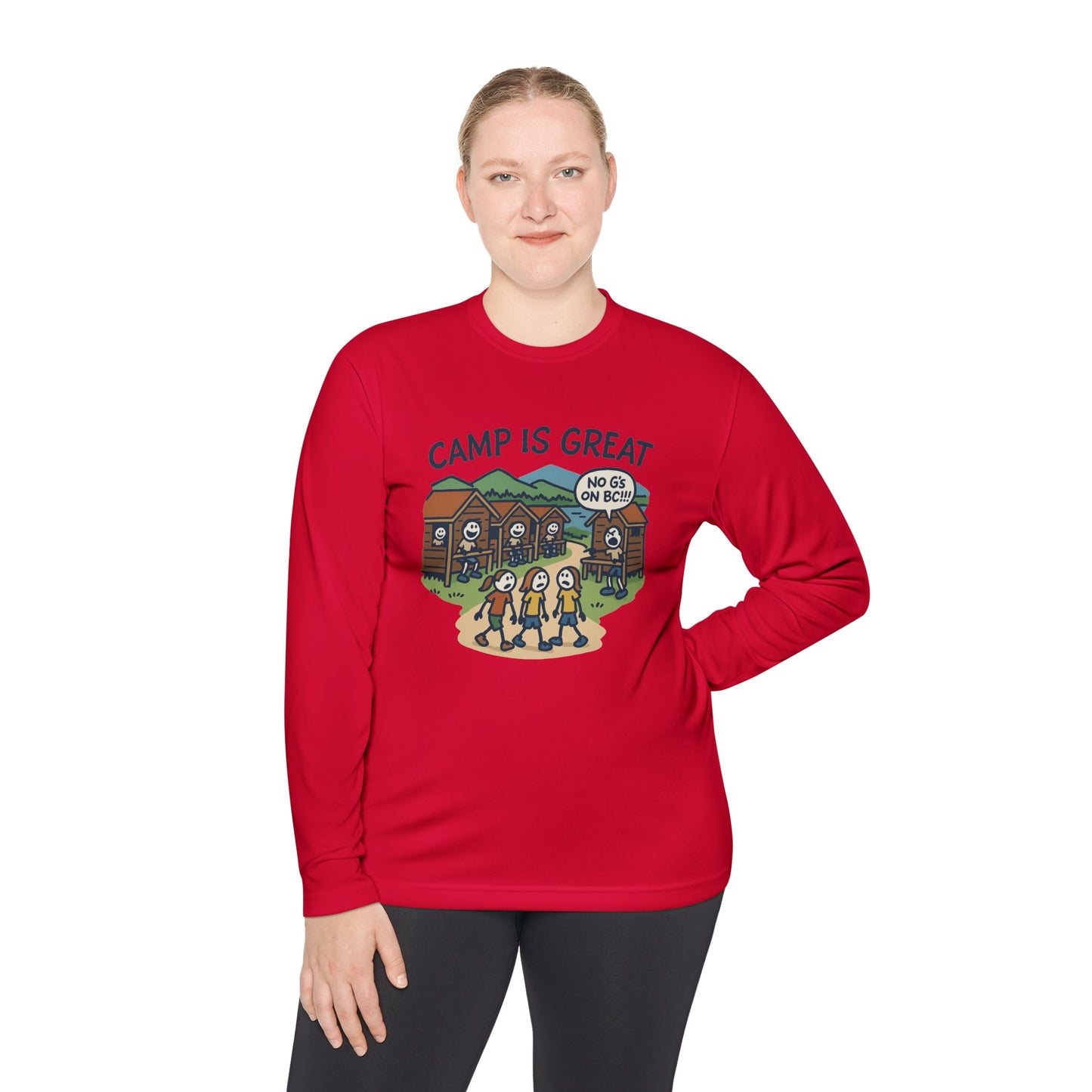 Unisex Lightweight Long Sleeve Tee No G's on BC