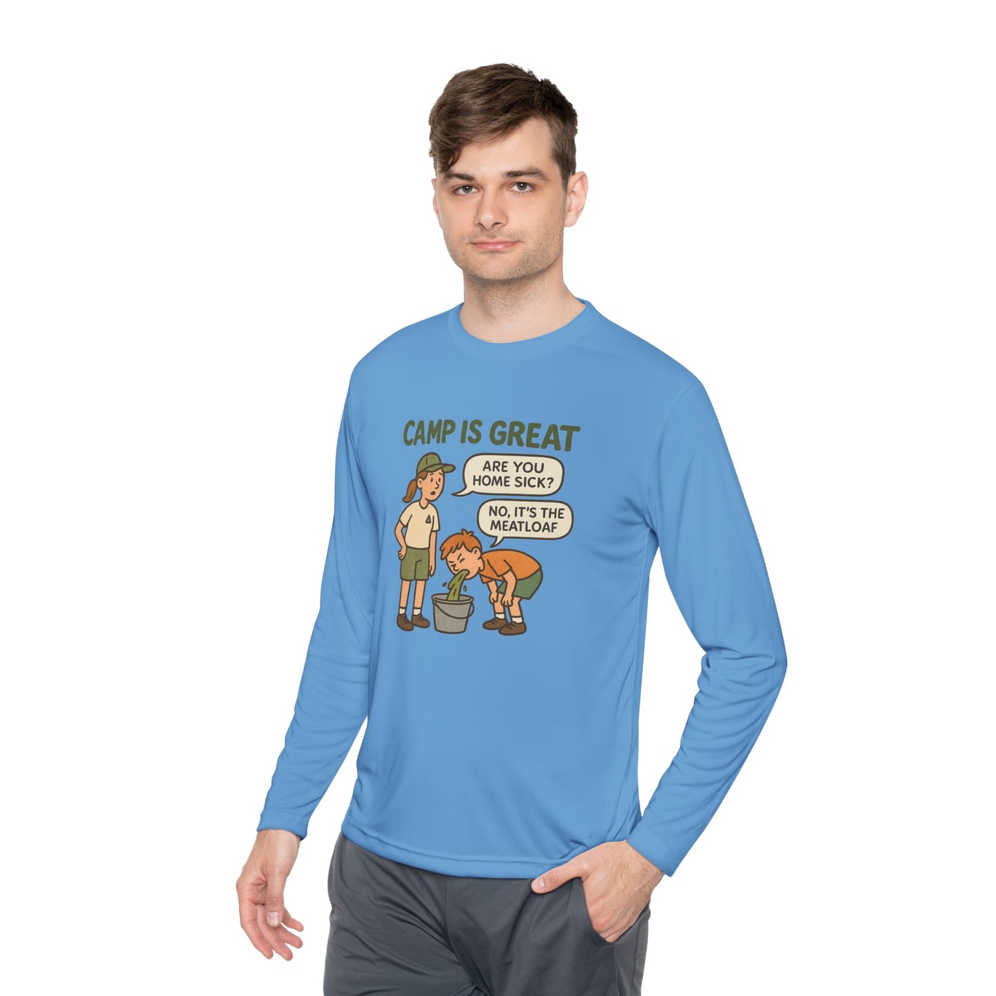 Unisex Lightweight Long Sleeve Tee Meatloaf