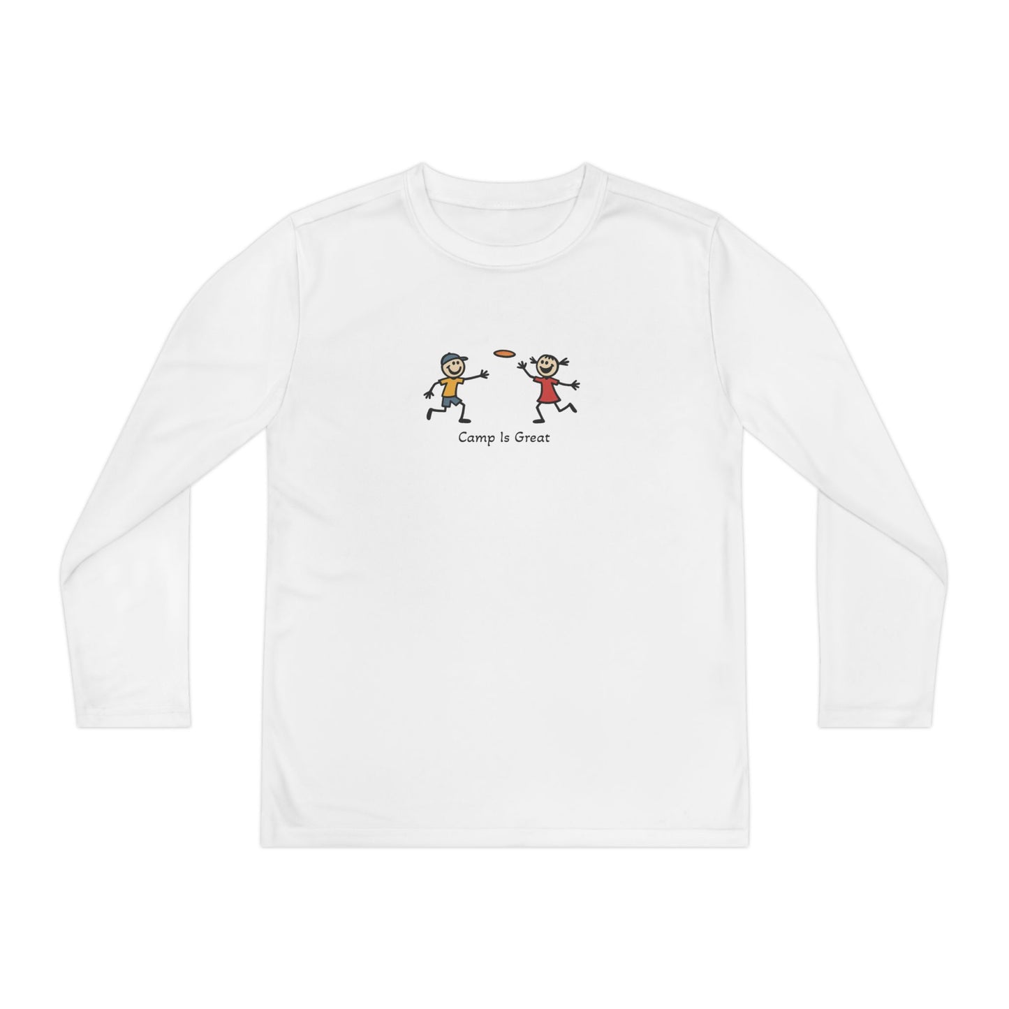 Youth Long Sleeve Competitor Tee Frisbee