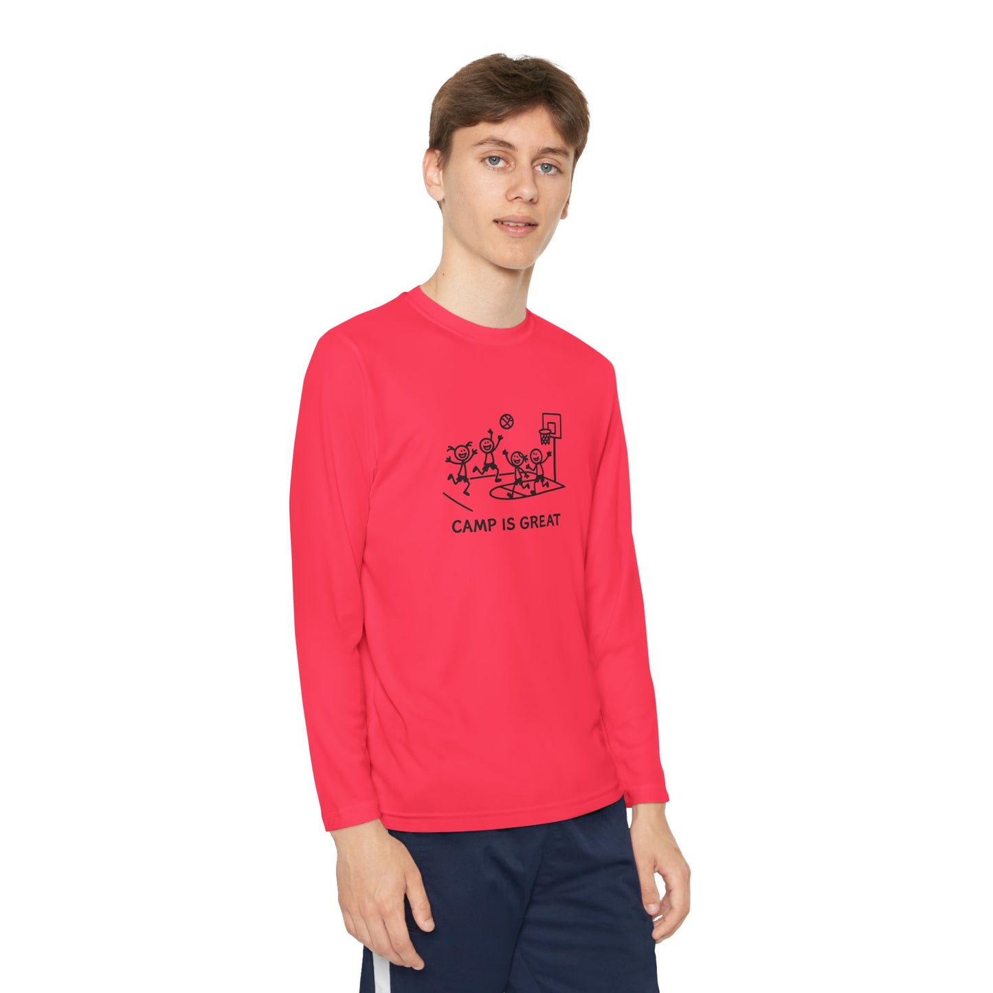 Youth Long Sleeve Competitor Tee Basketball