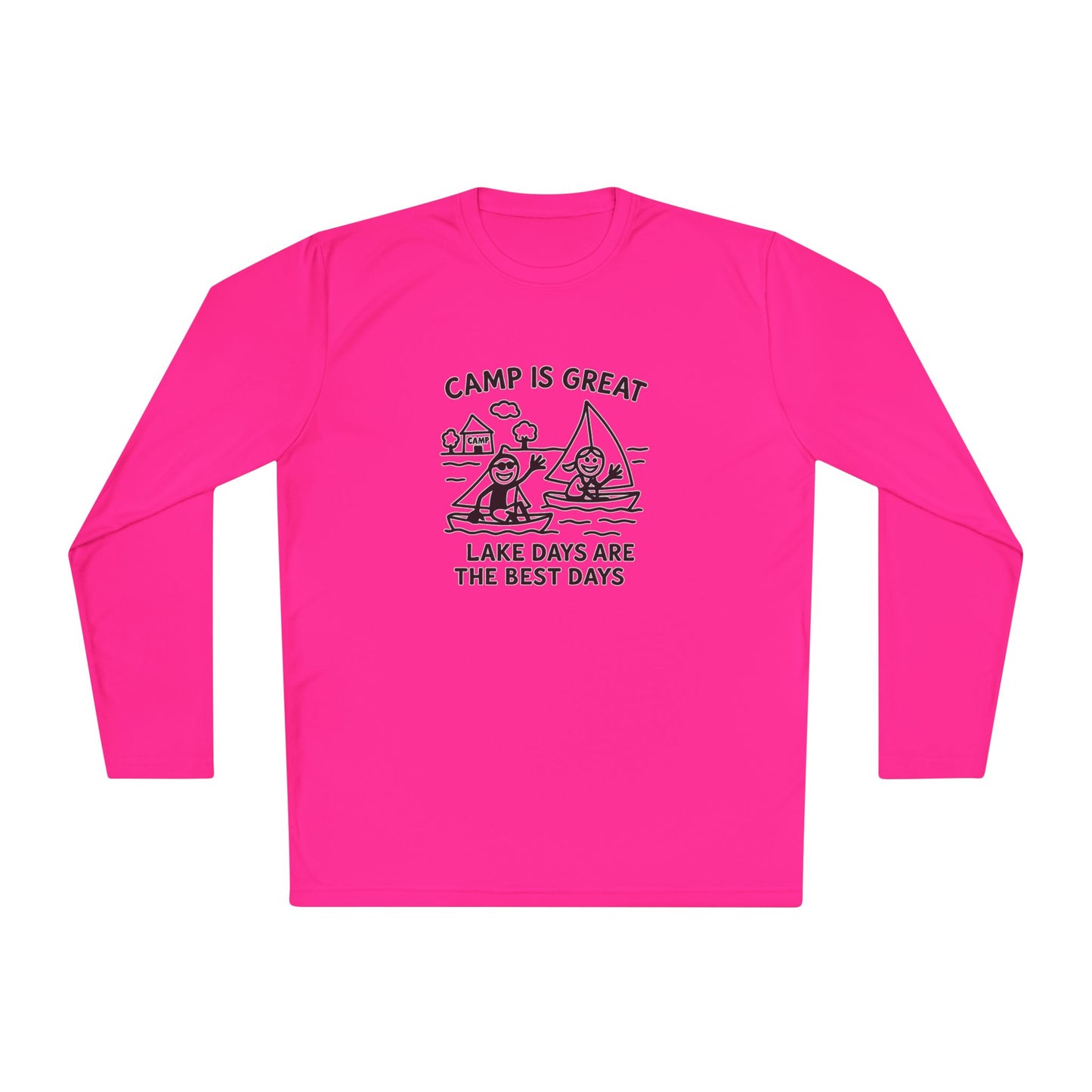 Unisex Lightweight Long Sleeve Tee Lake Days