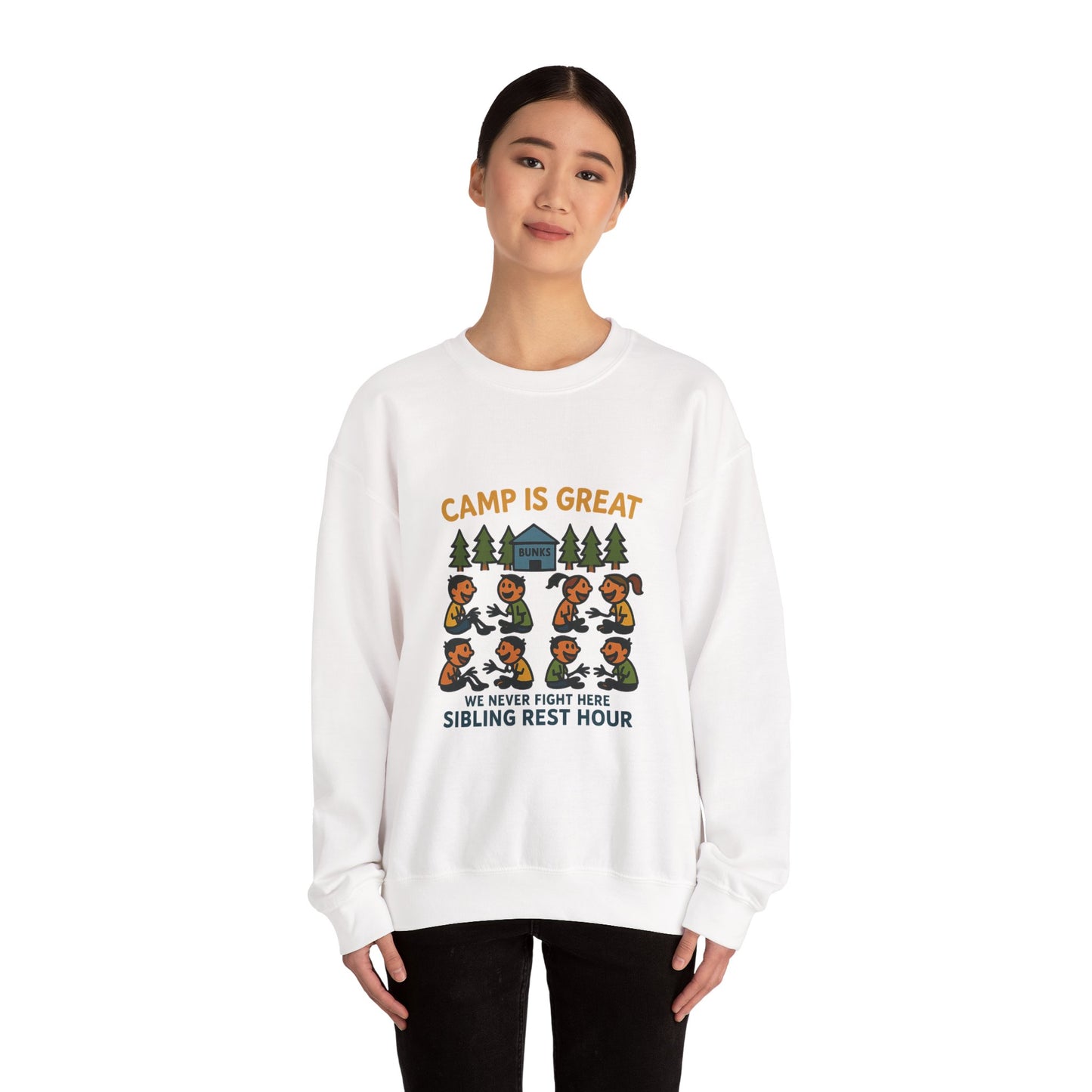 Unisex Heavy Blend™ Crewneck Sweatshirt Sibling Rest Hour