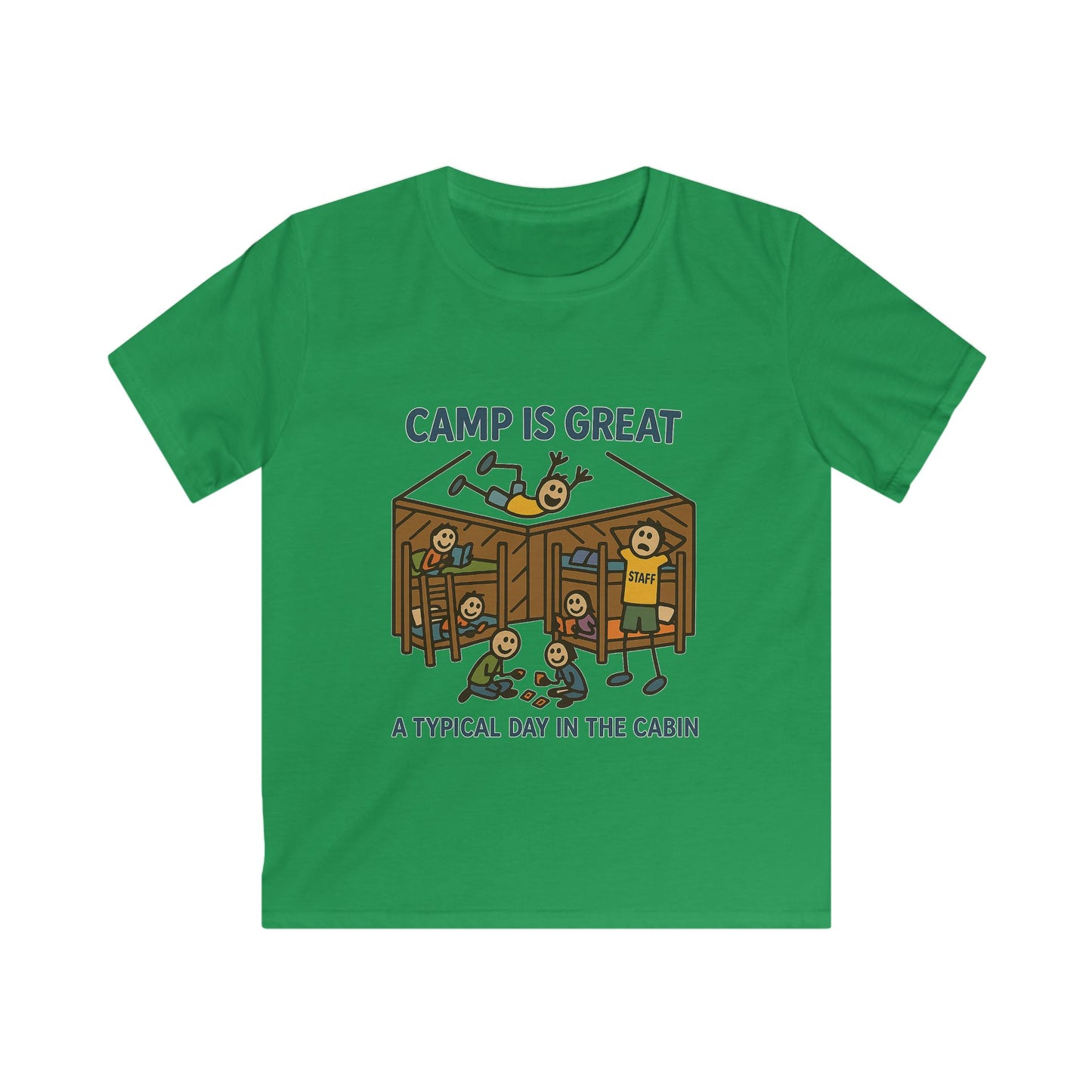 Kids Softstyle Tee Typical Day in the Cabin