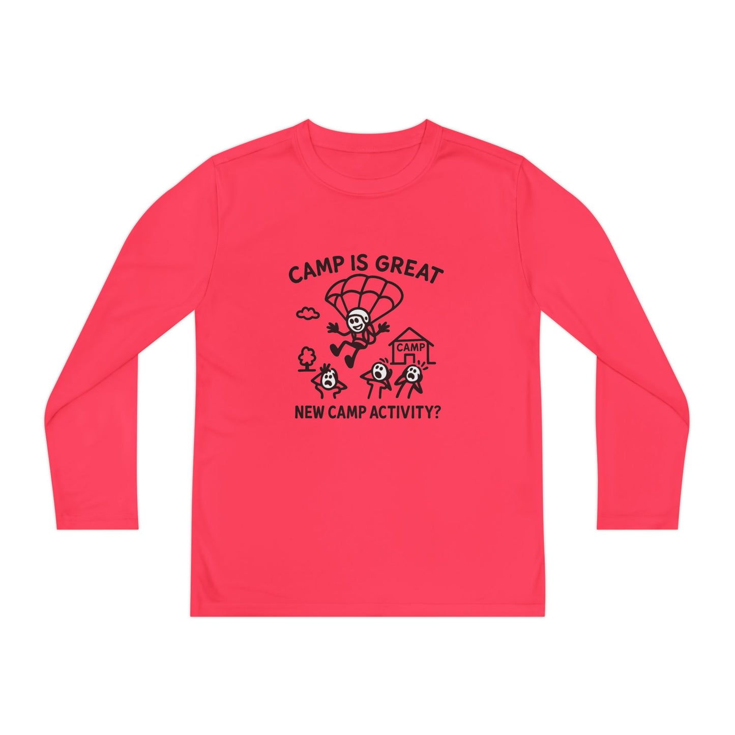 Youth Long Sleeve Competitor Tee Skydiving