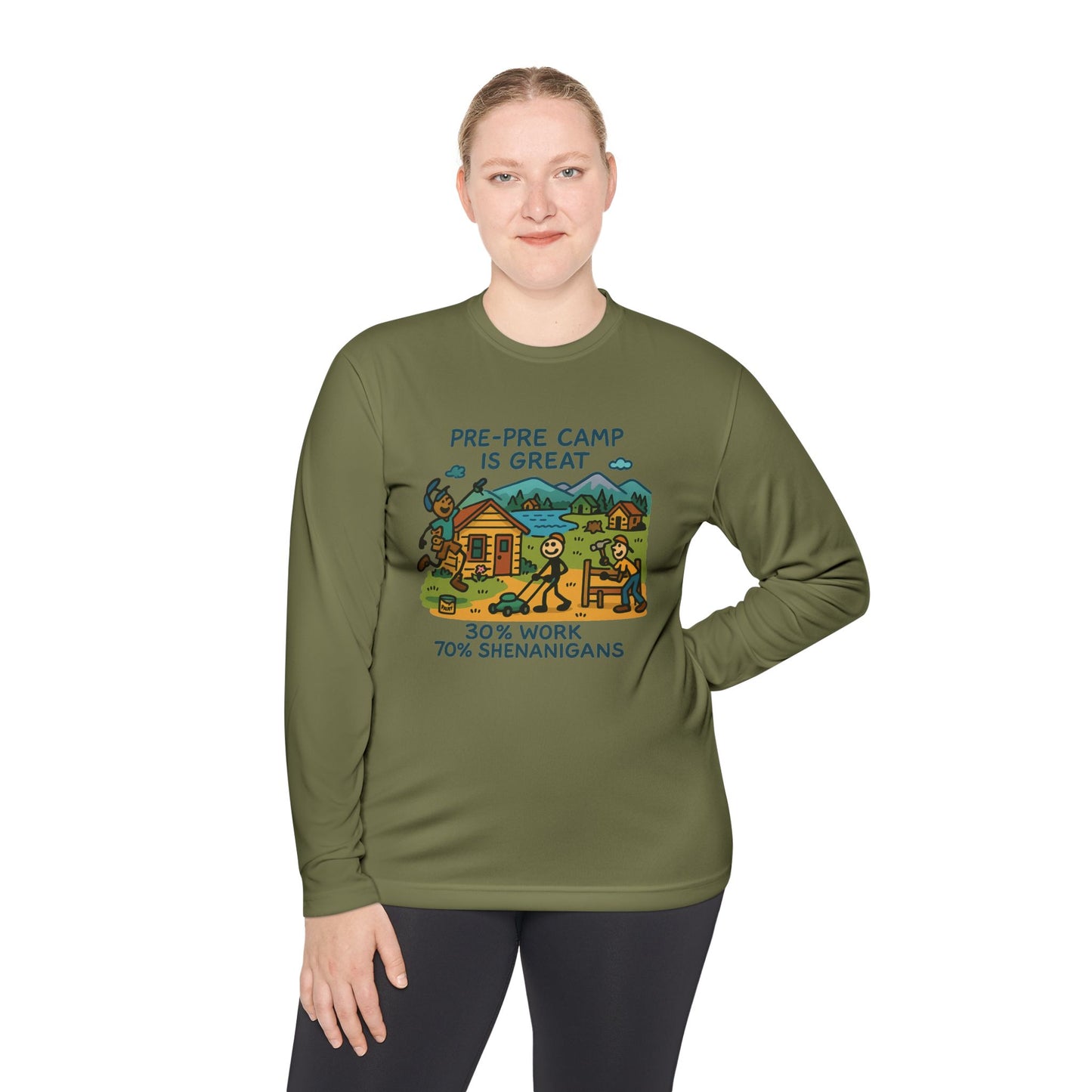 Unisex Lightweight Long Sleeve Tee Pre-Pre-Camp