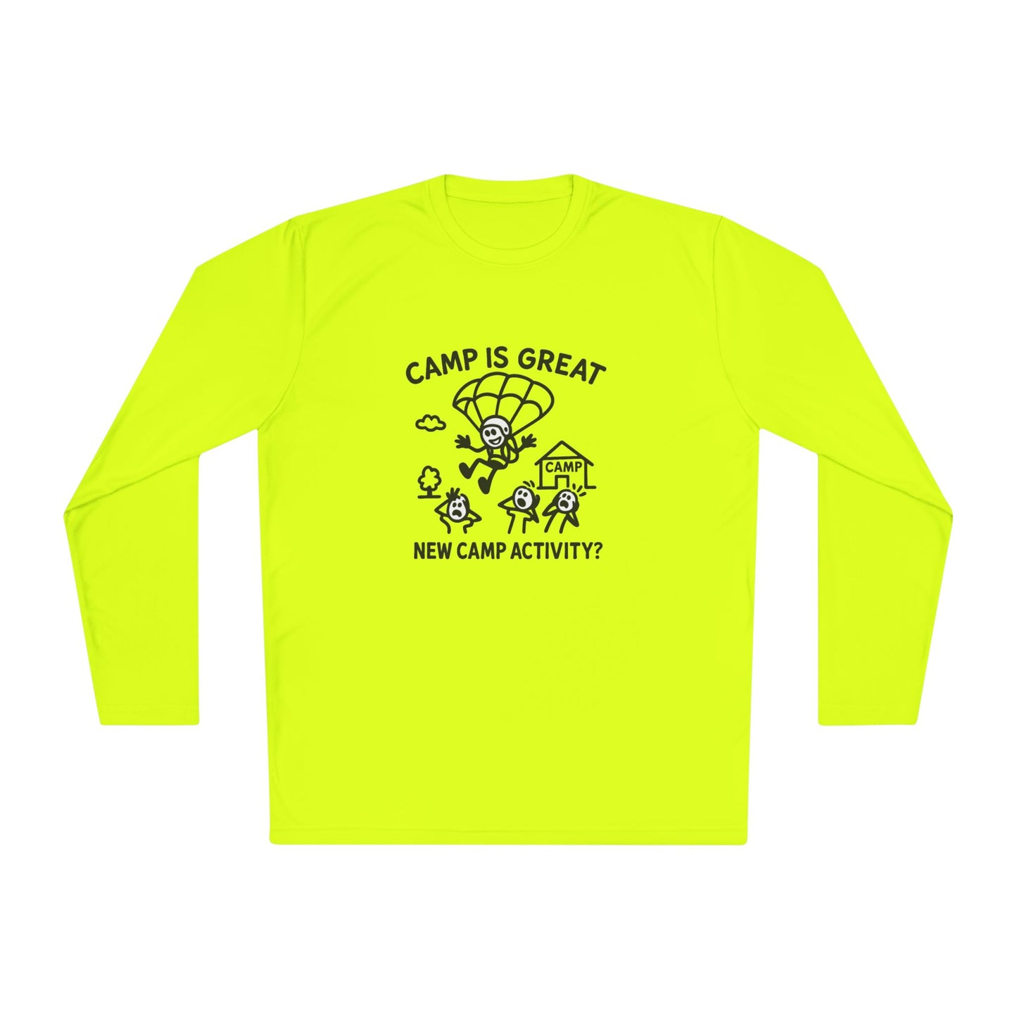 Unisex Lightweight Long Sleeve Tee Skydiving