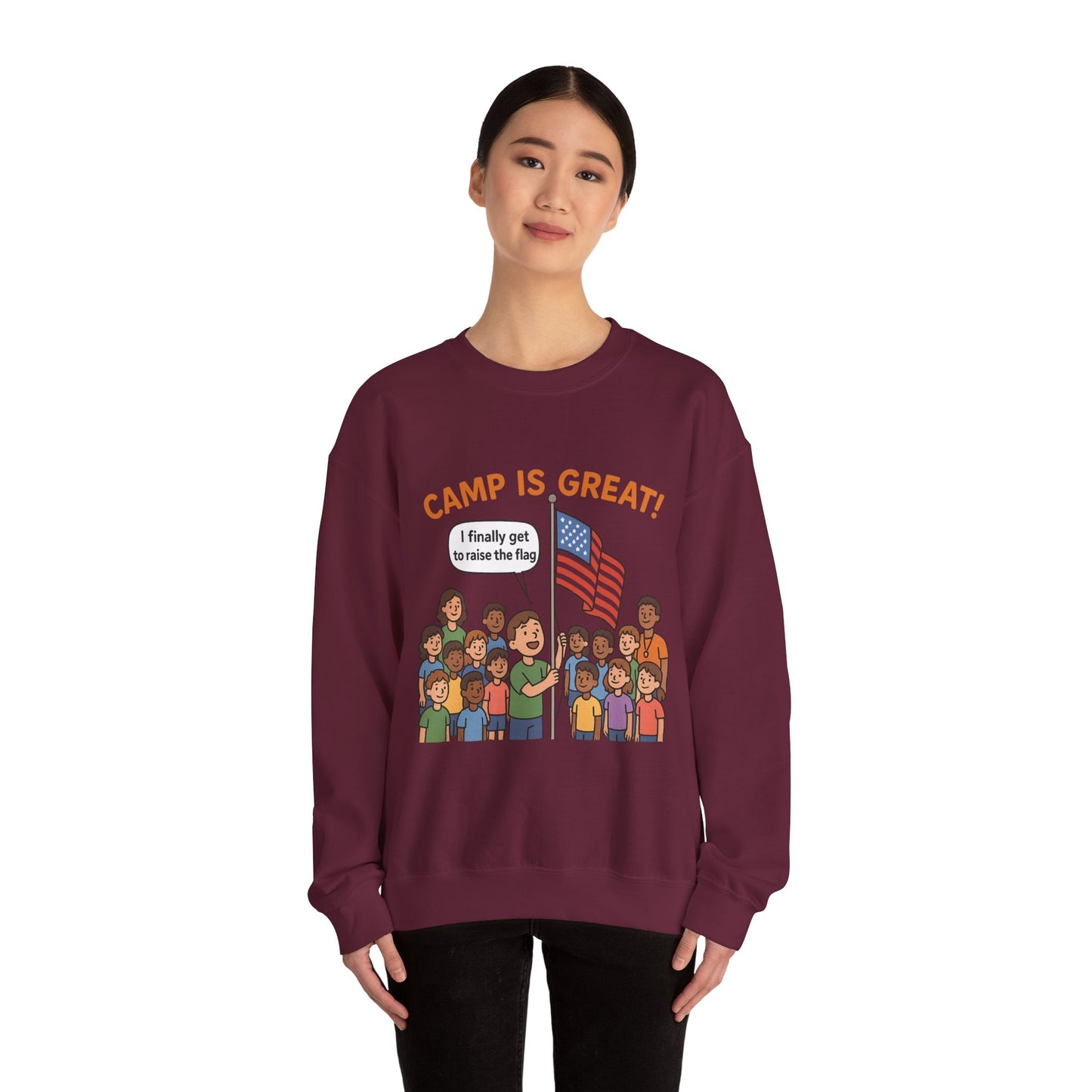 Unisex Heavy Blend™ Crewneck Sweatshirt Flag