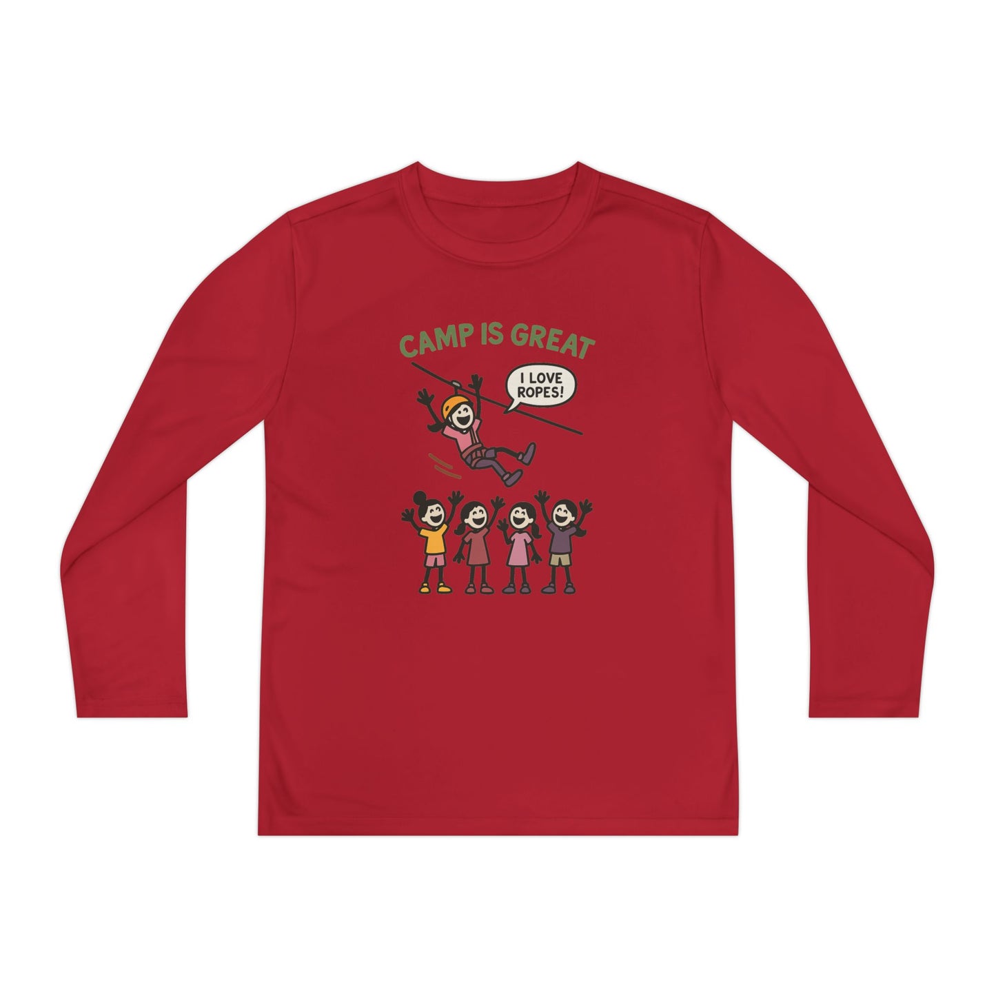 Youth Long Sleeve Competitor Tee Ropes