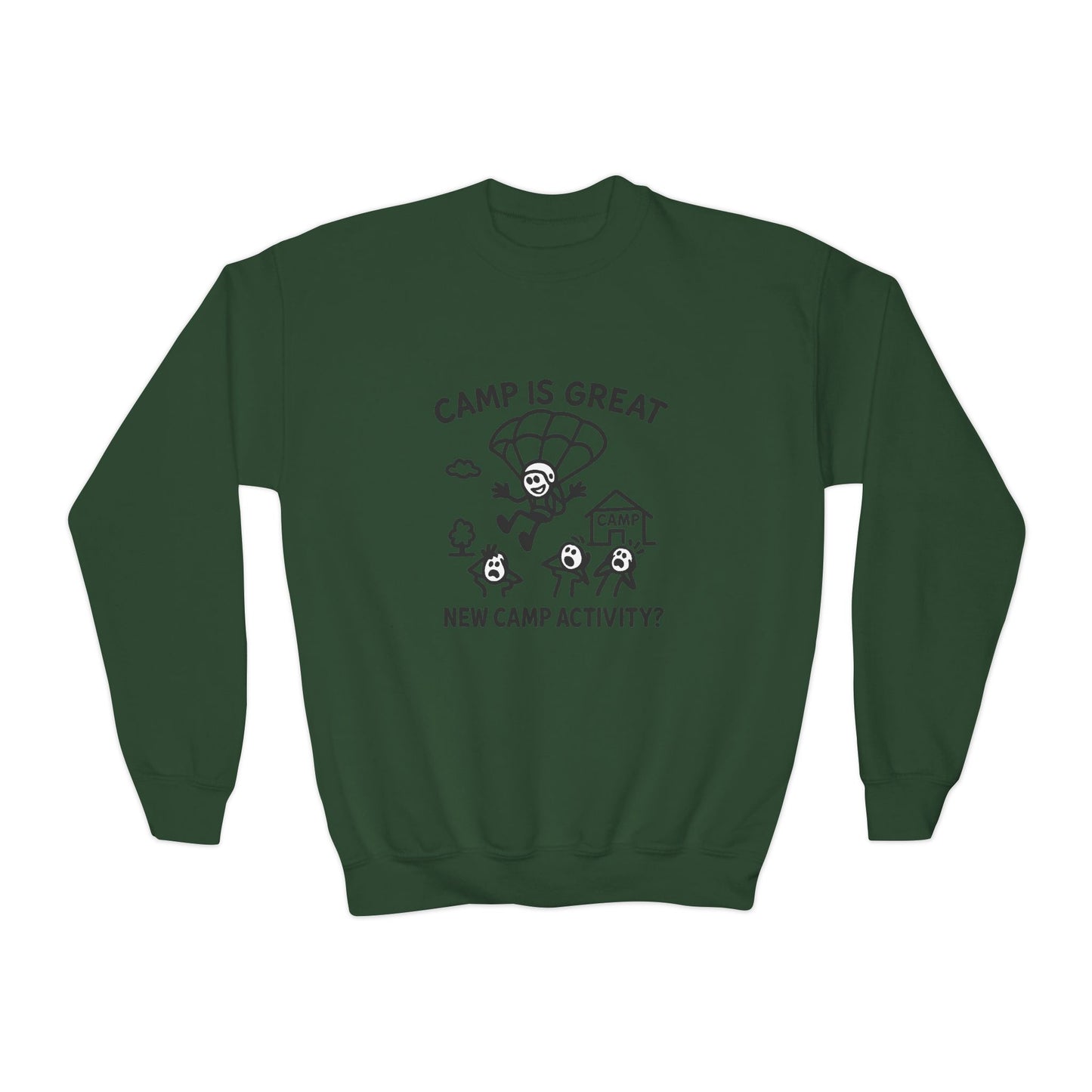 Youth Crewneck Sweatshirt Skydiving