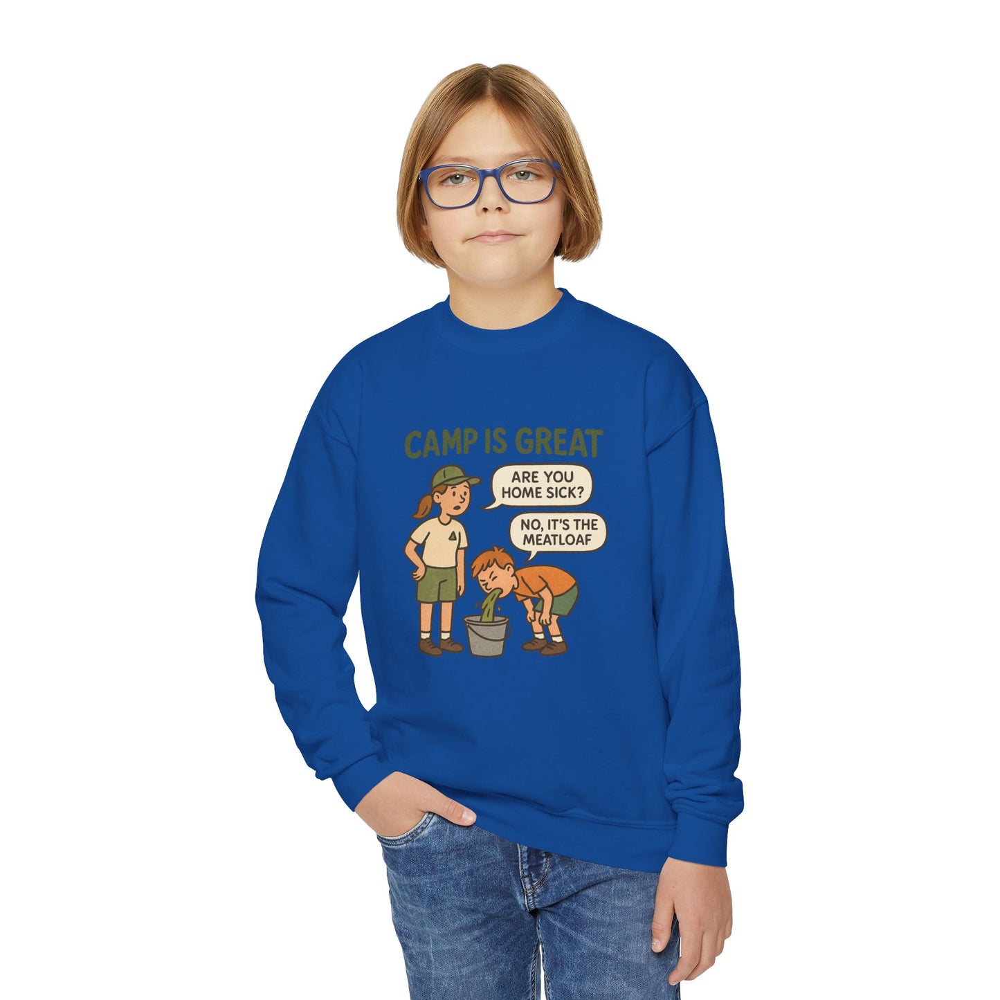Youth Crewneck Sweatshirt Meatloaf
