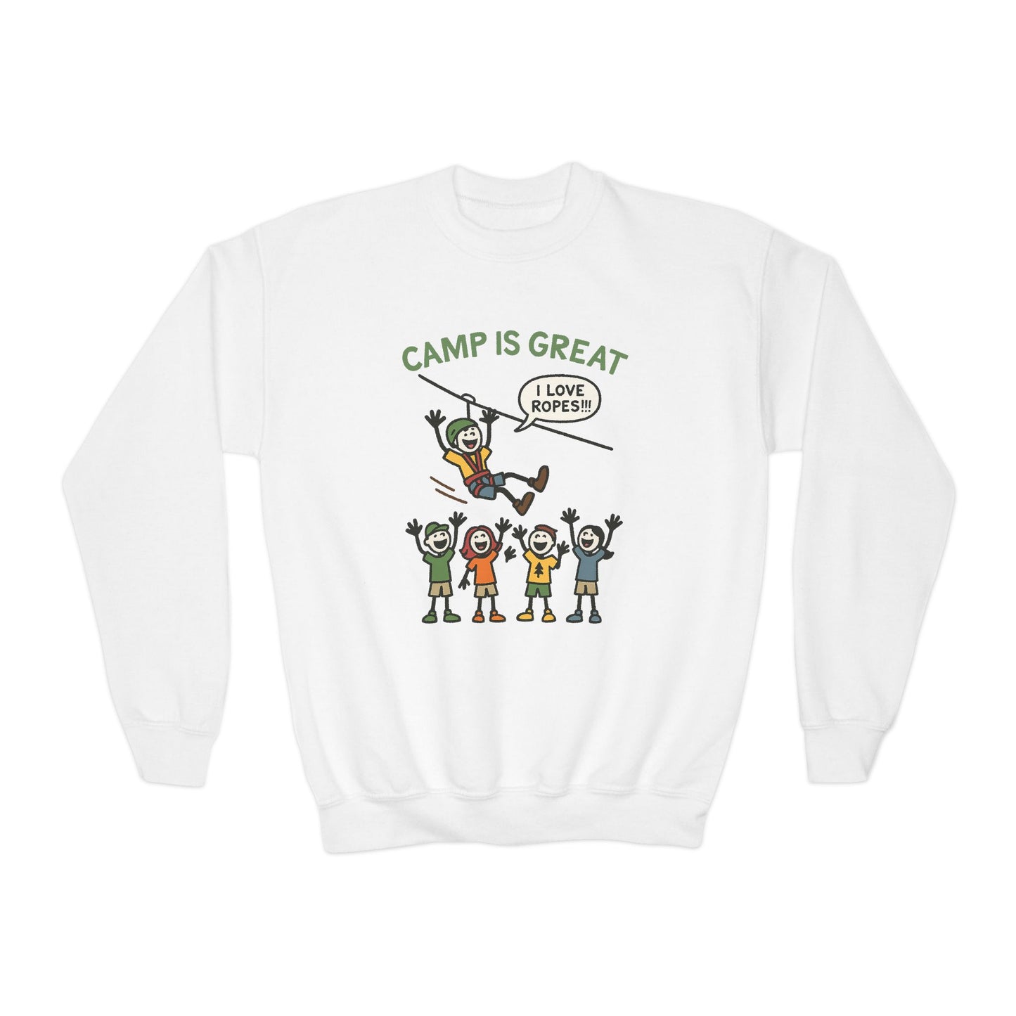 Youth Crewneck Sweatshirt Ropes