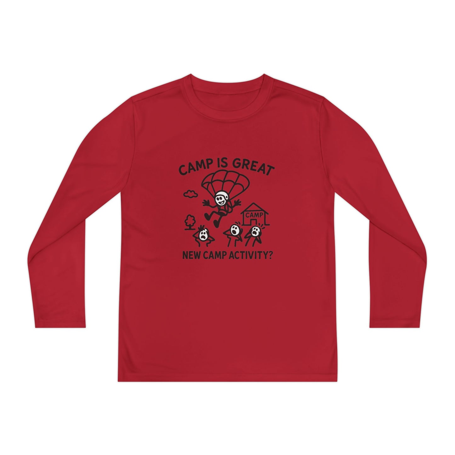 Youth Long Sleeve Competitor Tee Skydiving