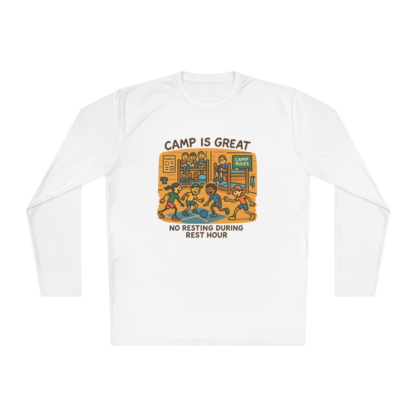 Unisex Lightweight Long Sleeve Tee Rest Hour