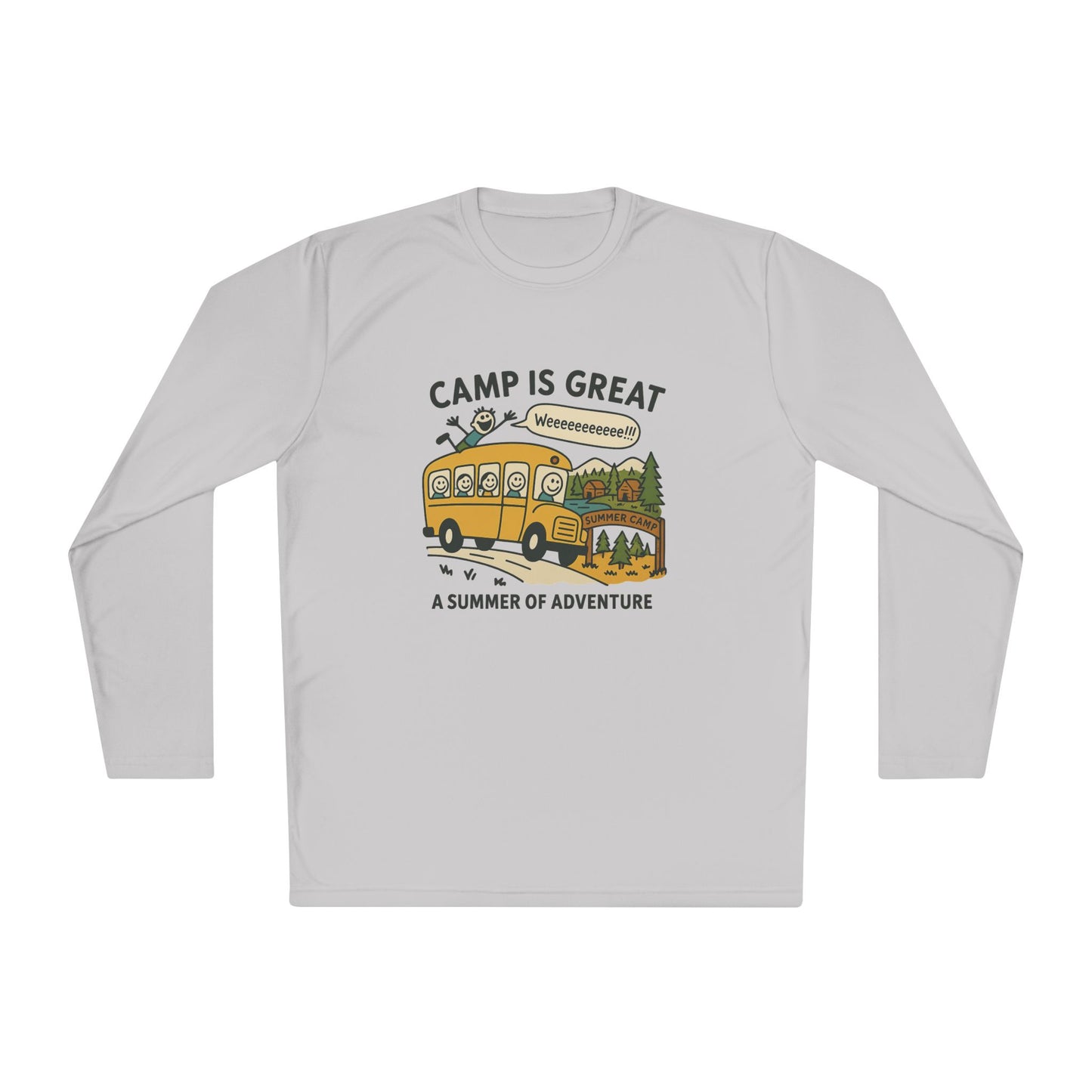 Unisex Lightweight Long Sleeve Tee Bus