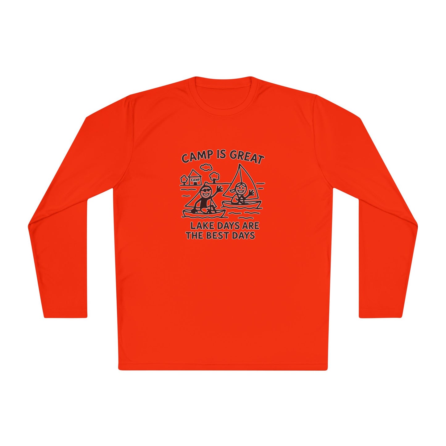 Unisex Lightweight Long Sleeve Tee Lake Days