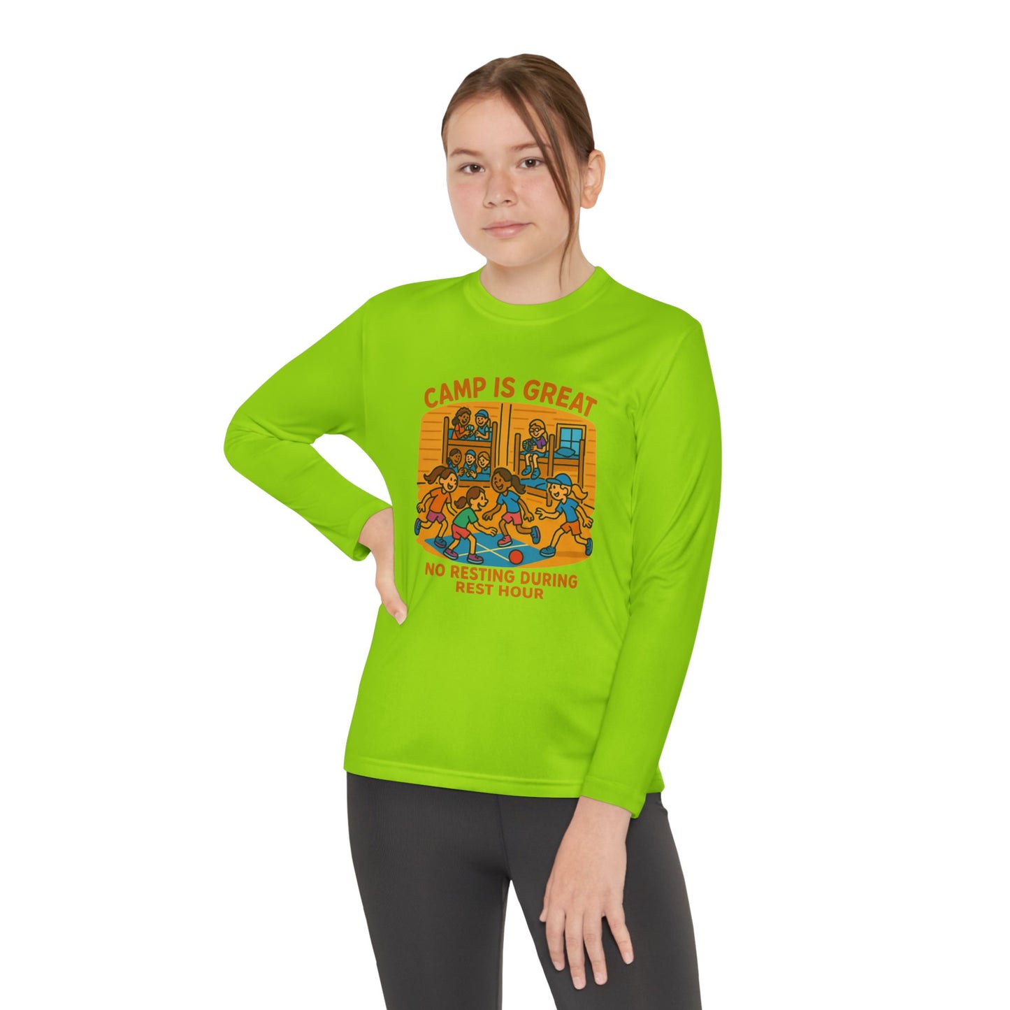 Youth Long Sleeve Competitor Tee Rest Hour
