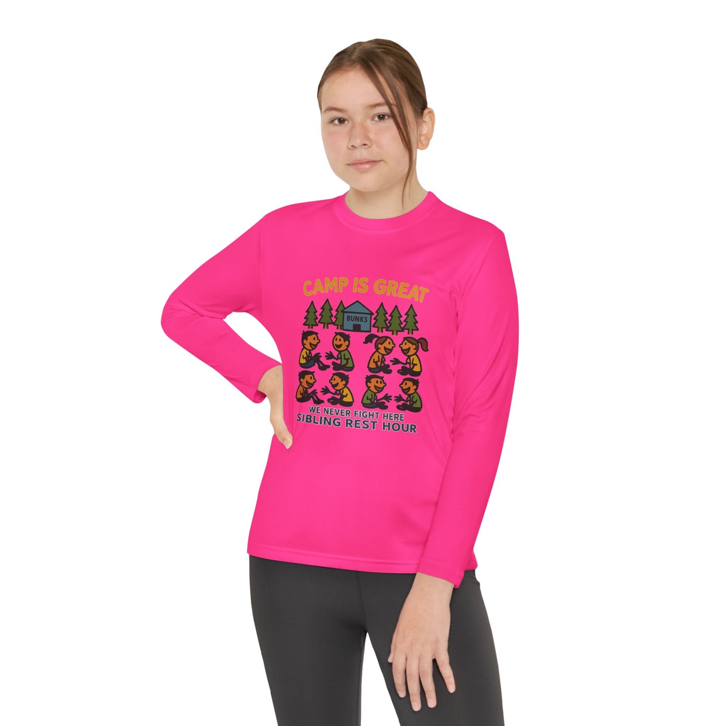 Youth Long Sleeve Competitor Tee Sibling Rest Hour