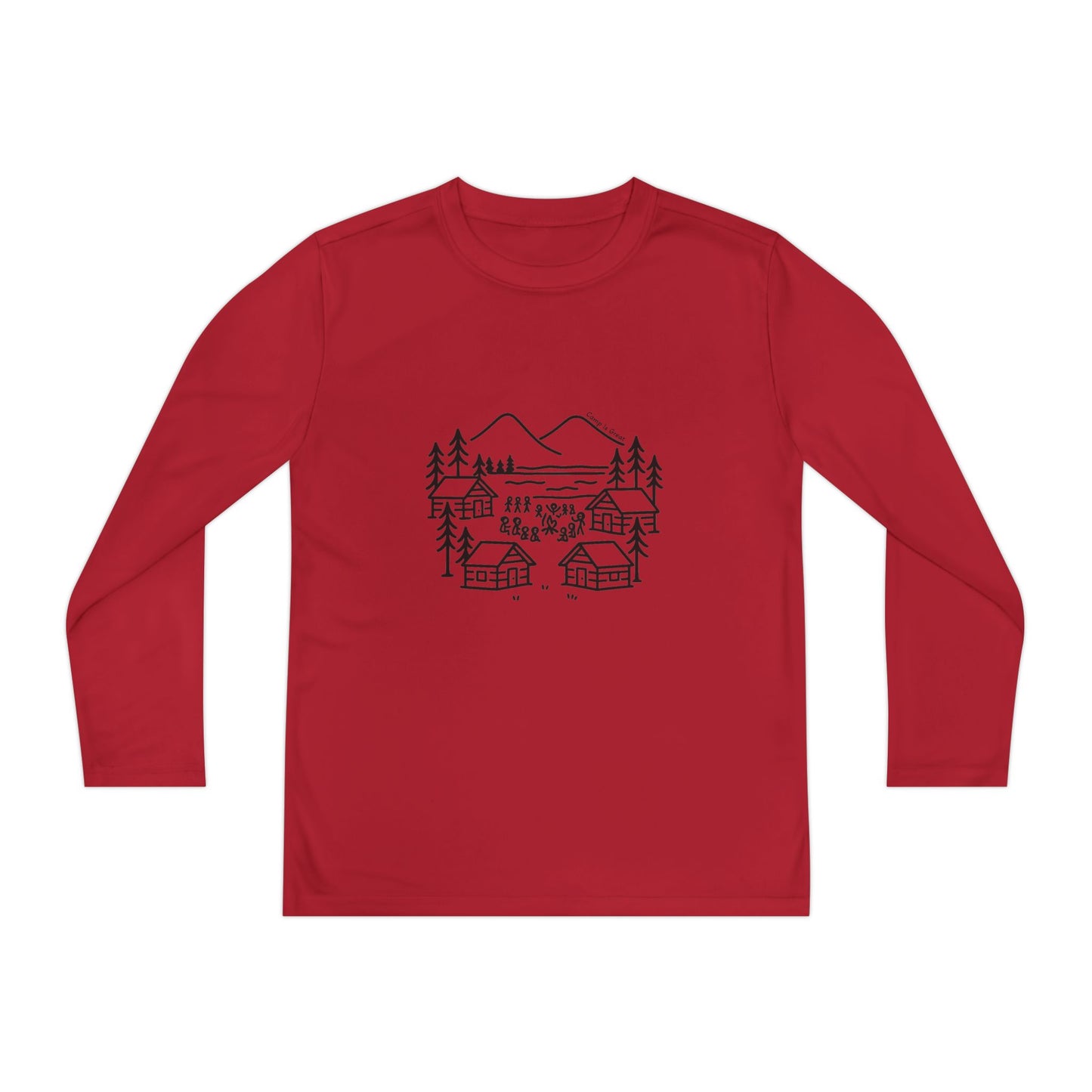 Youth Long Sleeve Competitor Tee Landscape