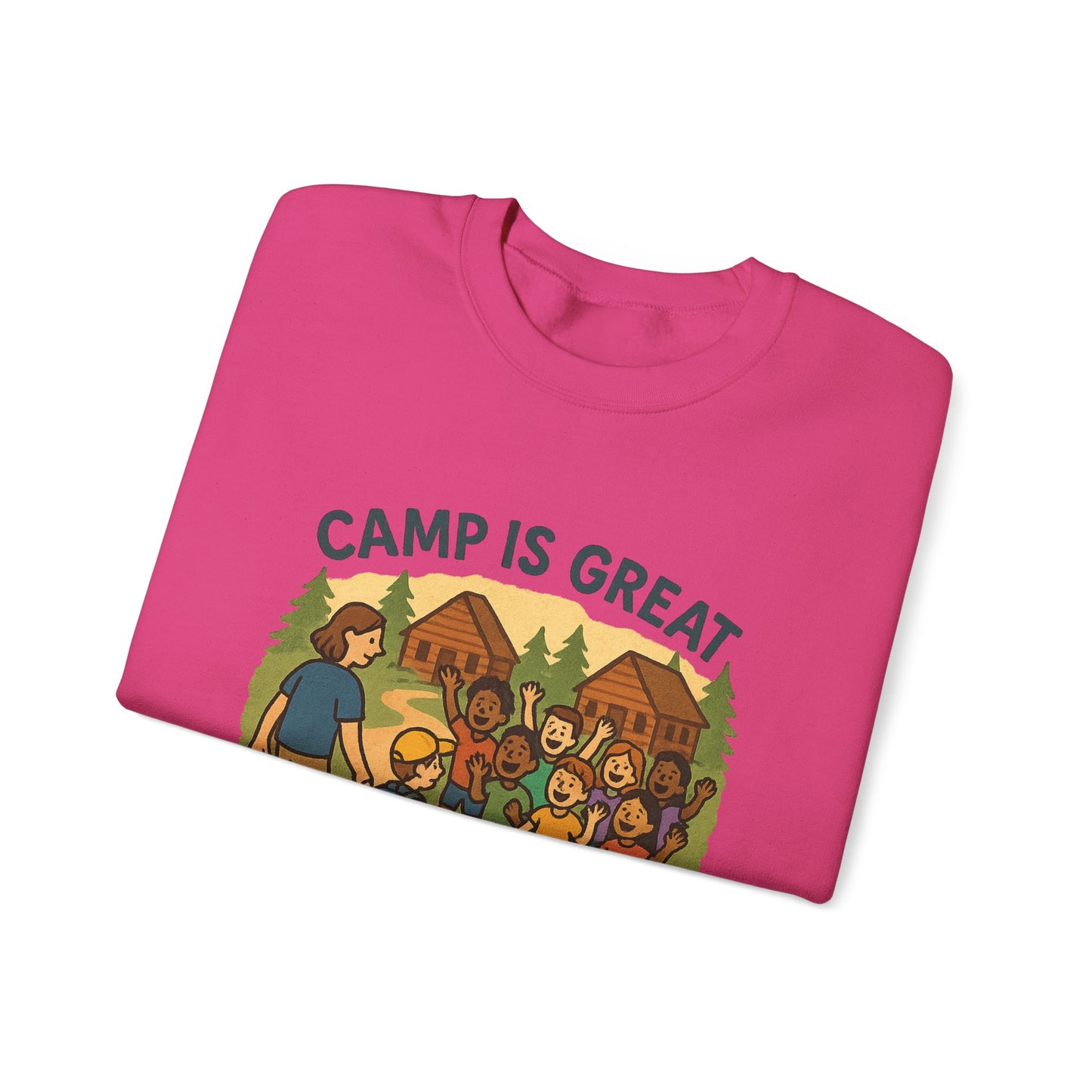 Unisex Heavy Blend™ Crewneck Sweatshirt First Time Camper