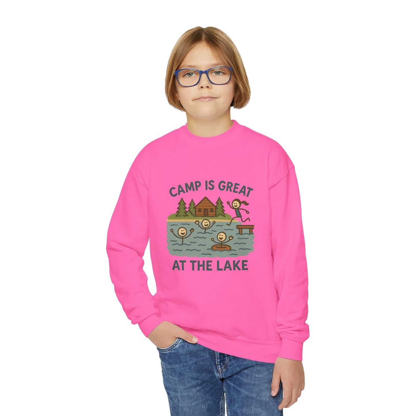 Youth Crewneck Sweatshirt Lake
