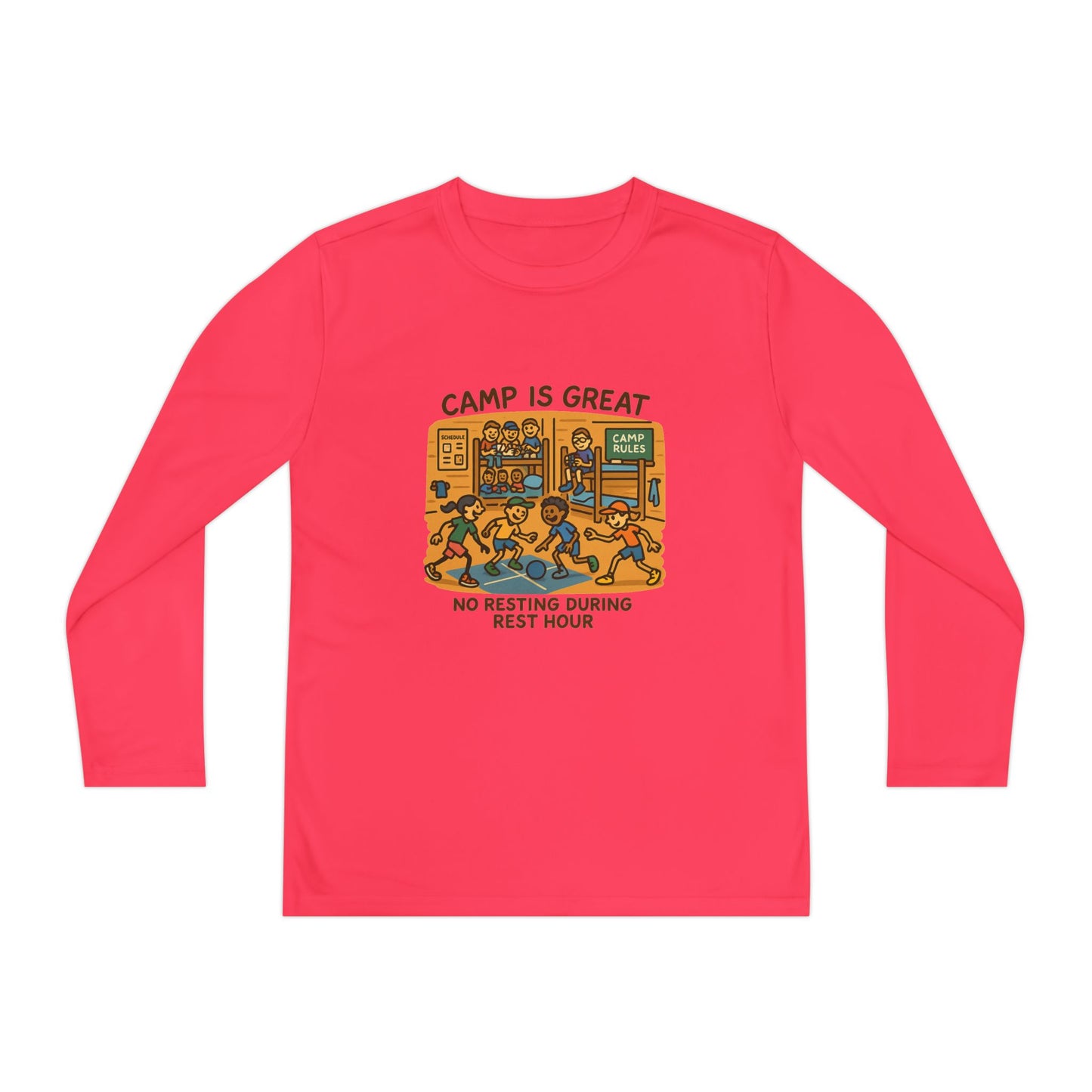 Youth Long Sleeve Competitor Tee Rest Hour