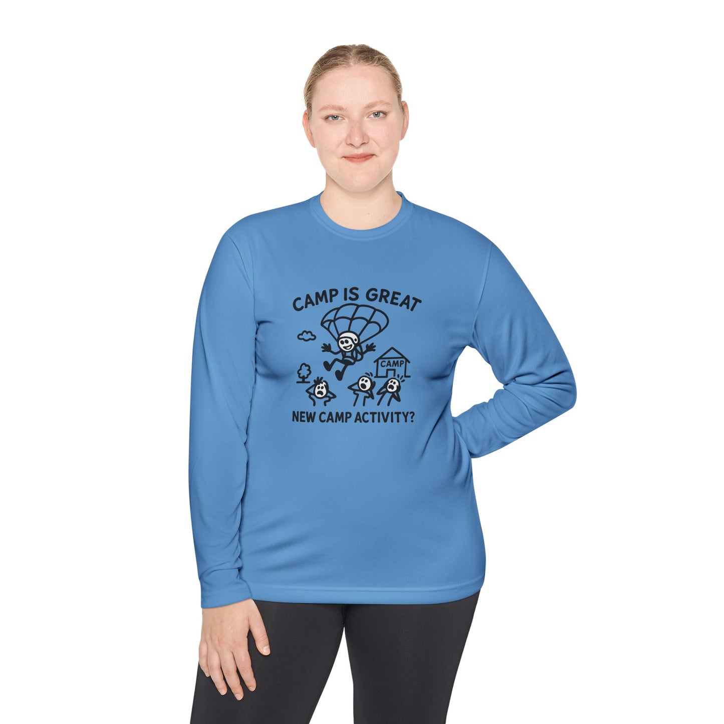 Unisex Lightweight Long Sleeve Tee Skydiving