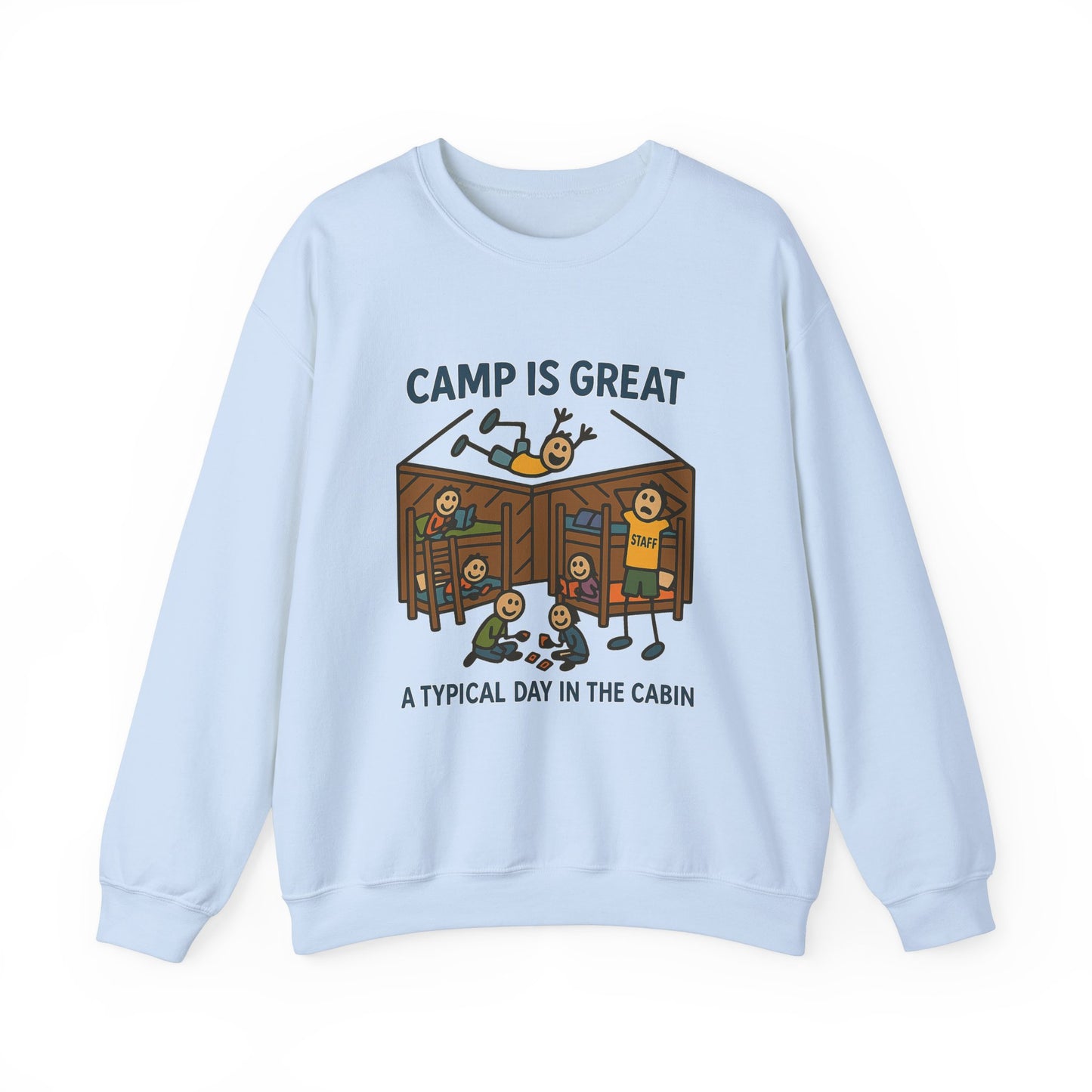 Unisex Heavy Blend™ Crewneck Sweatshirt Typical Day in the Cabin