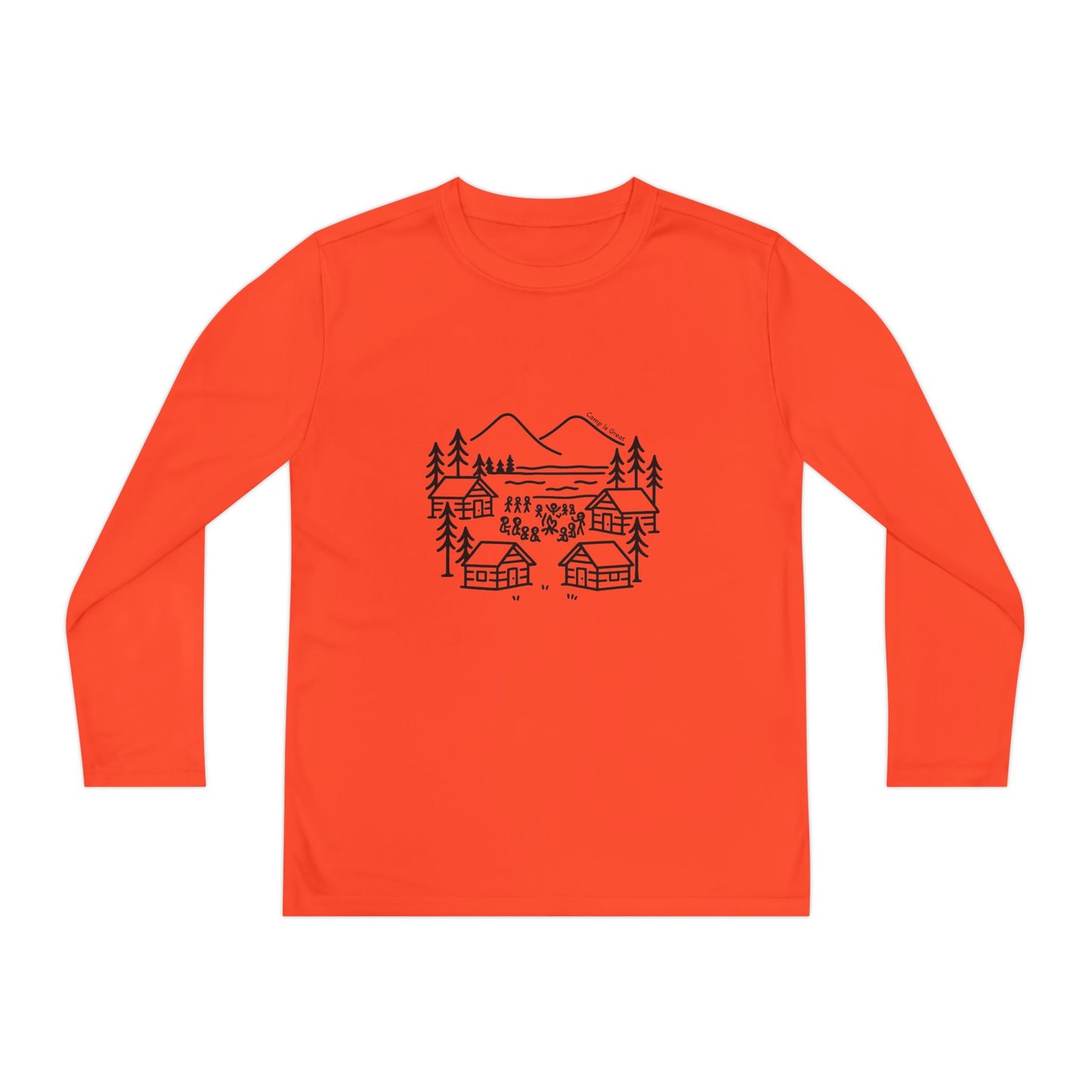 Youth Long Sleeve Competitor Tee Landscape
