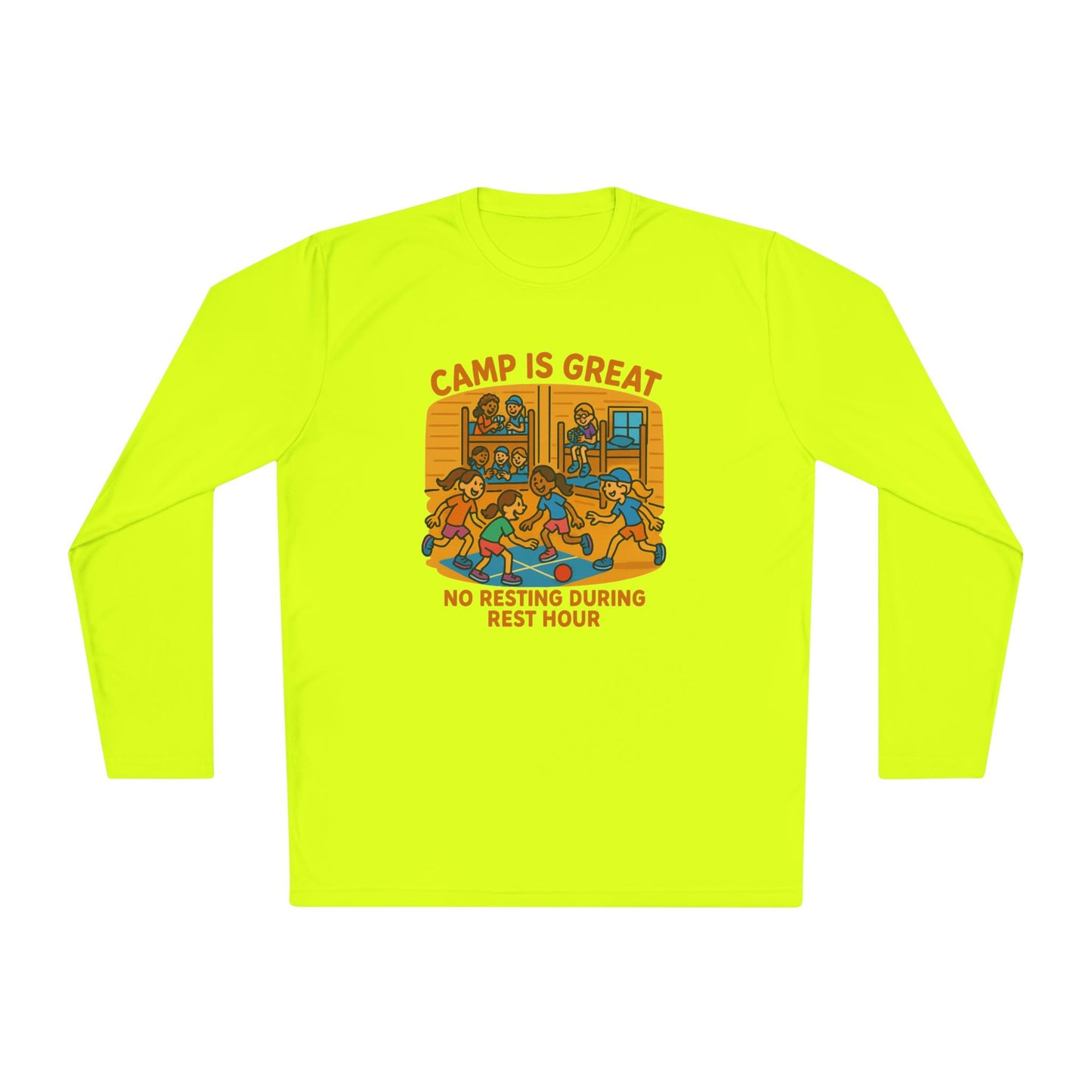 Unisex Lightweight Long Sleeve Tee Rest Hour