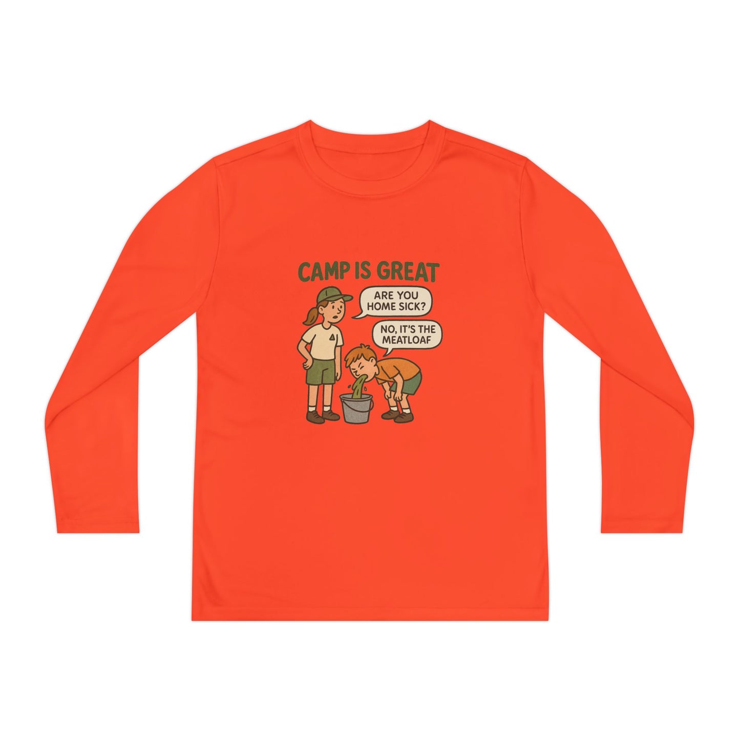 Youth Long Sleeve Competitor Tee Meatloaf