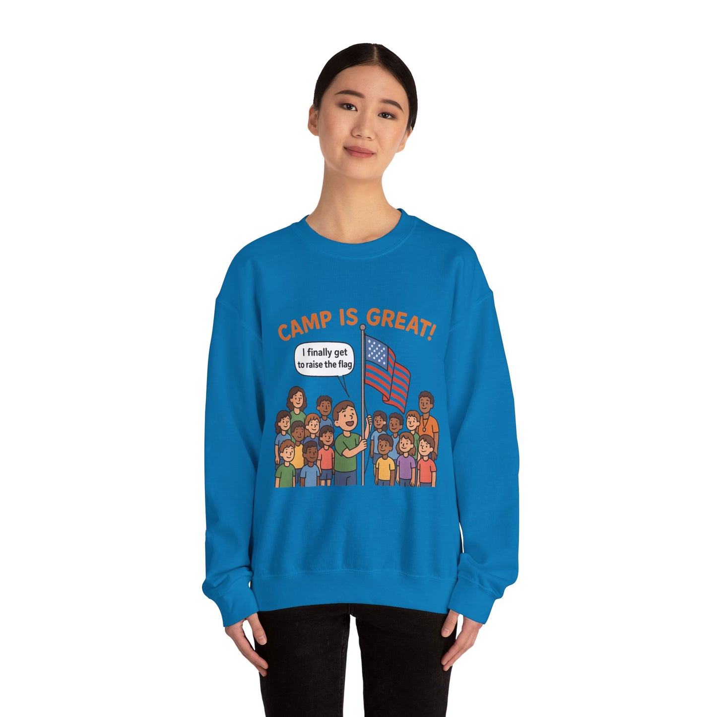 Unisex Heavy Blend™ Crewneck Sweatshirt Flag