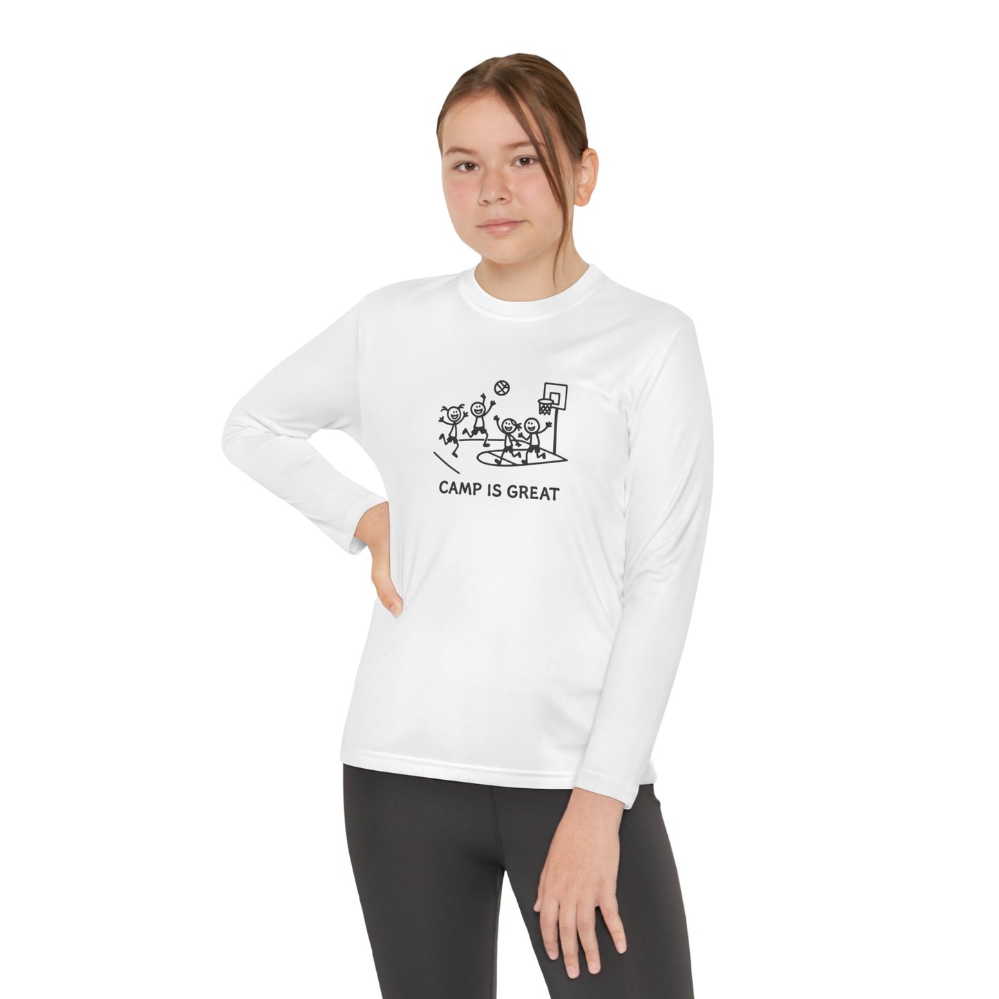 Youth Long Sleeve Competitor Tee Basketball