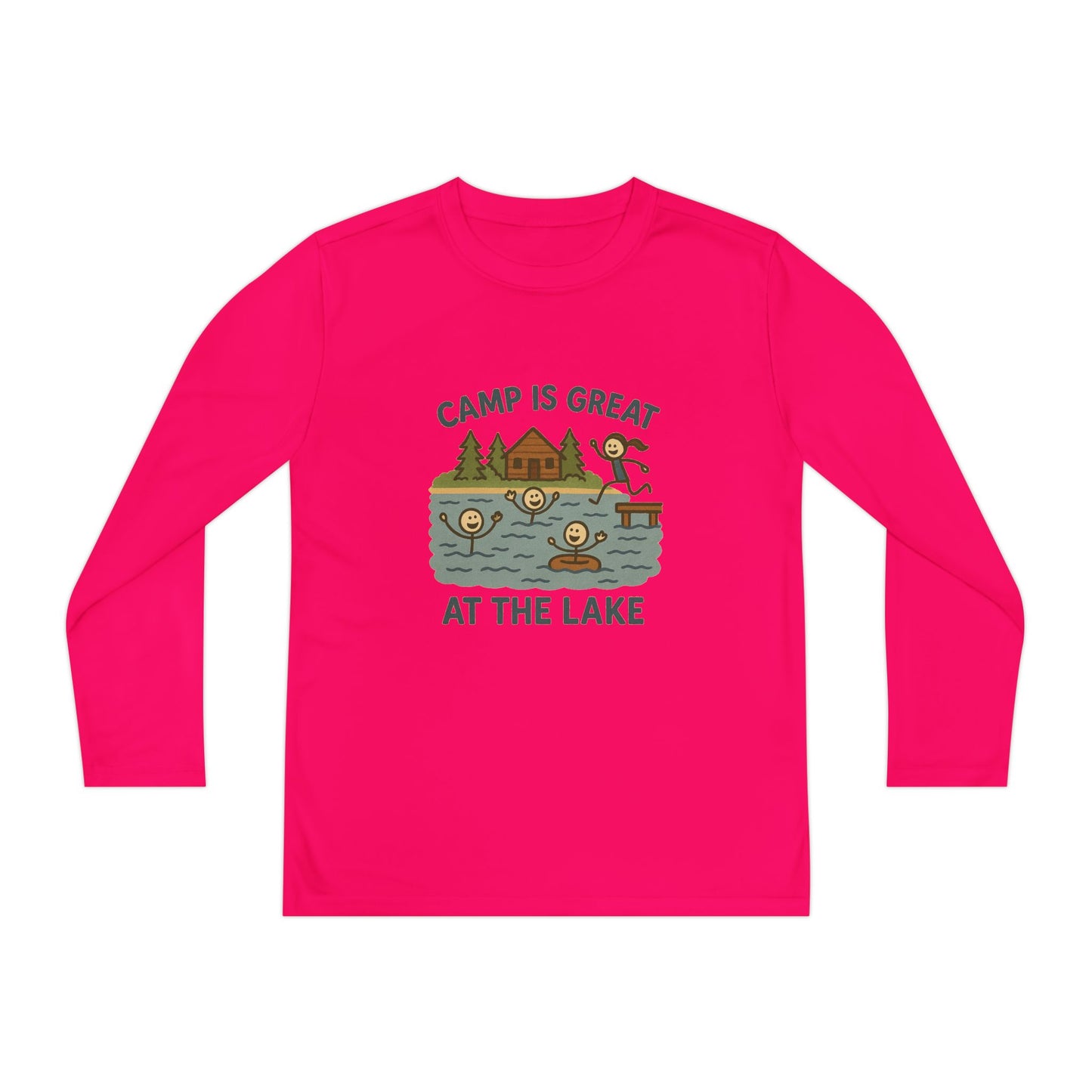 Youth Long Sleeve Competitor Tee Lake