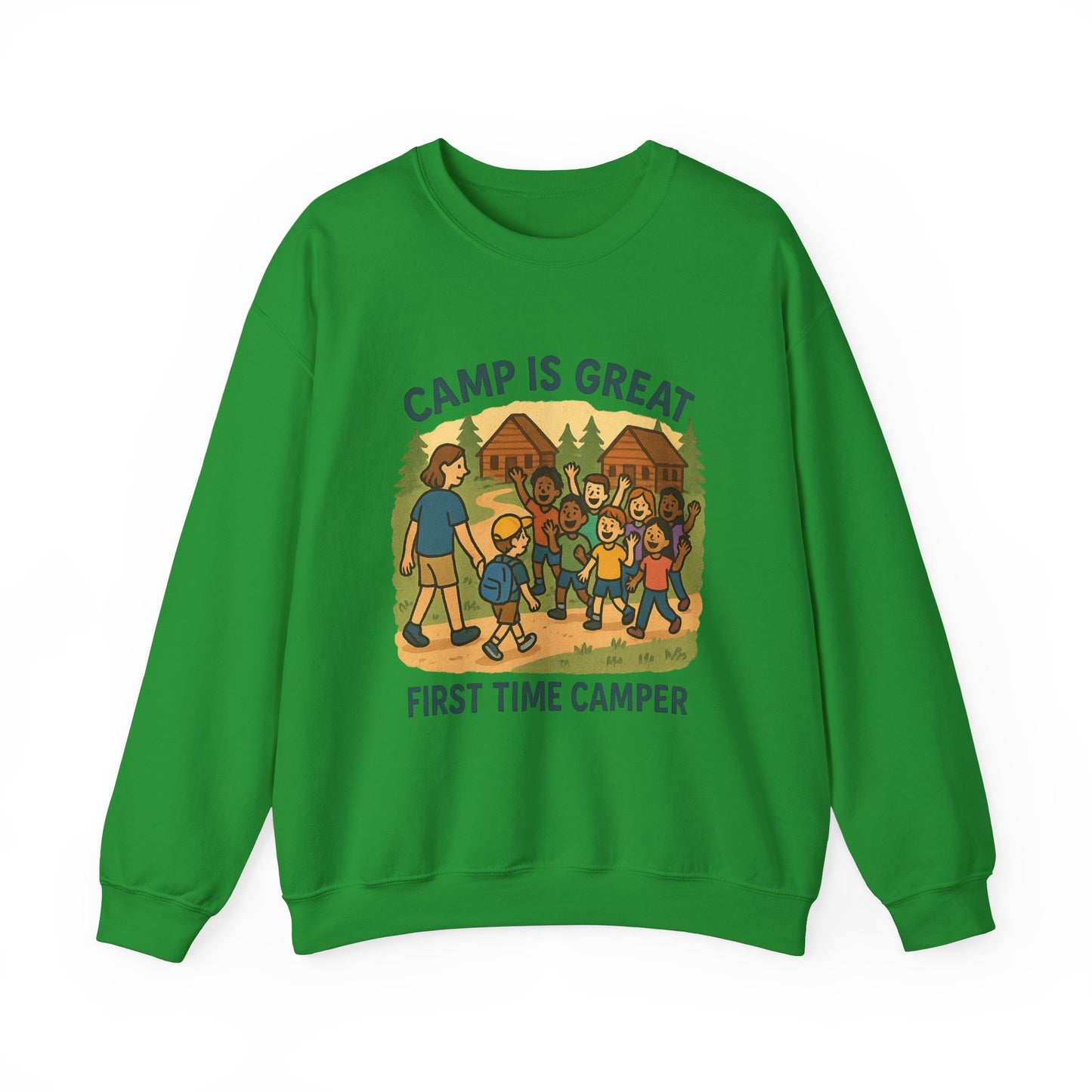Unisex Heavy Blend™ Crewneck Sweatshirt First Time Camper